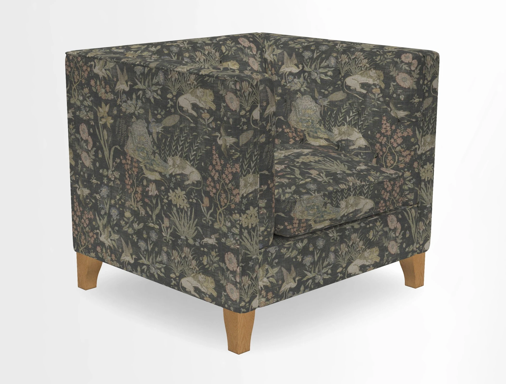Haresfield Chair in Two Tone Plain Biscuit