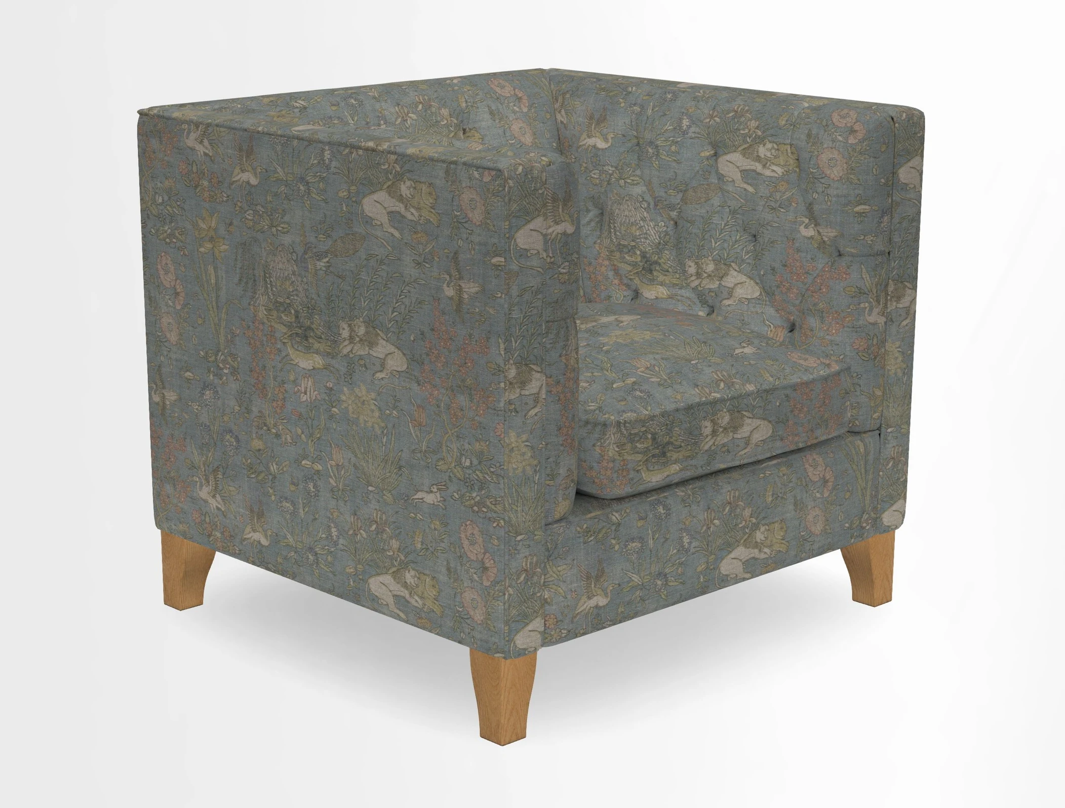 Haresfield Chair in Two Tone Plain Biscuit