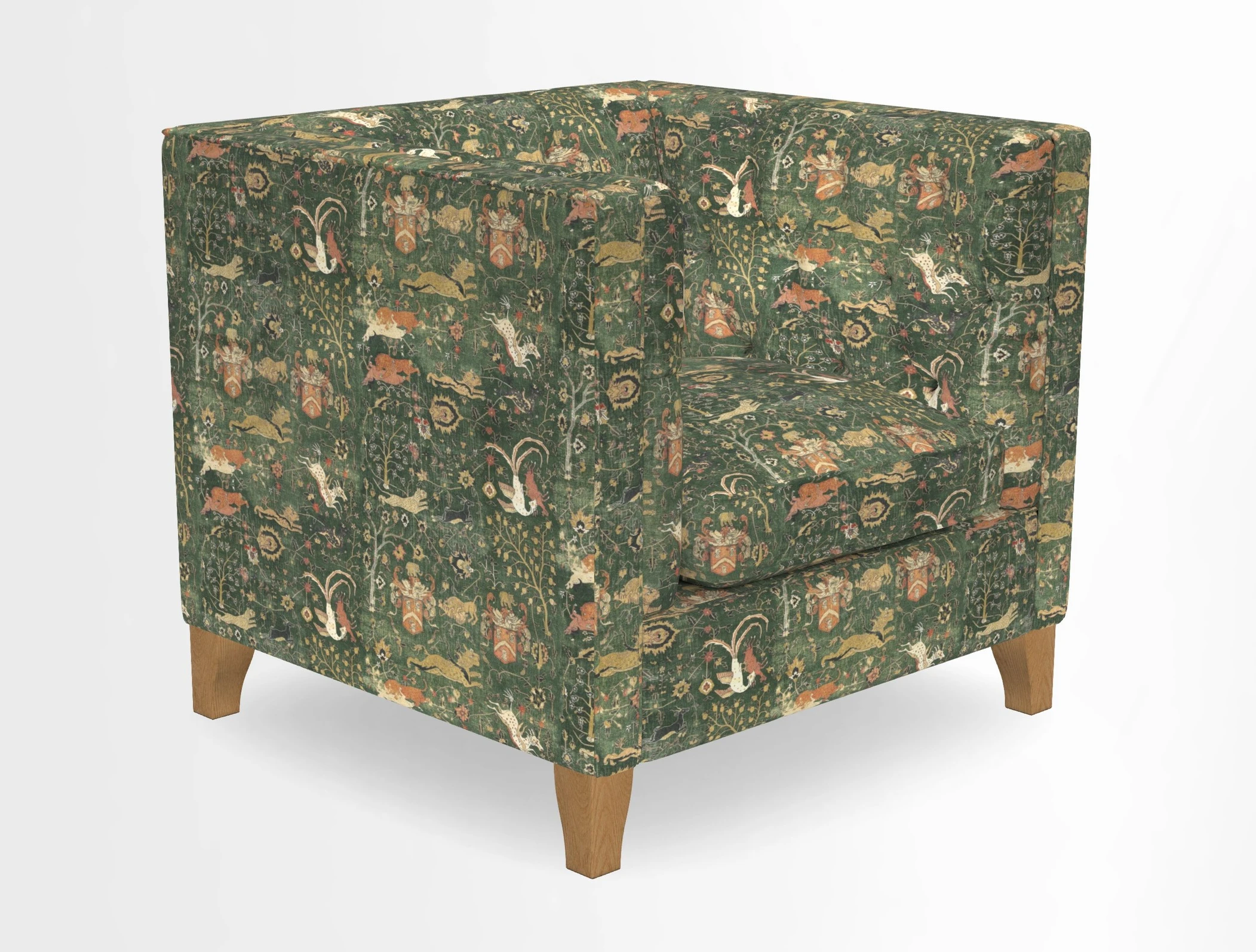 Haresfield Chair in Two Tone Plain Biscuit