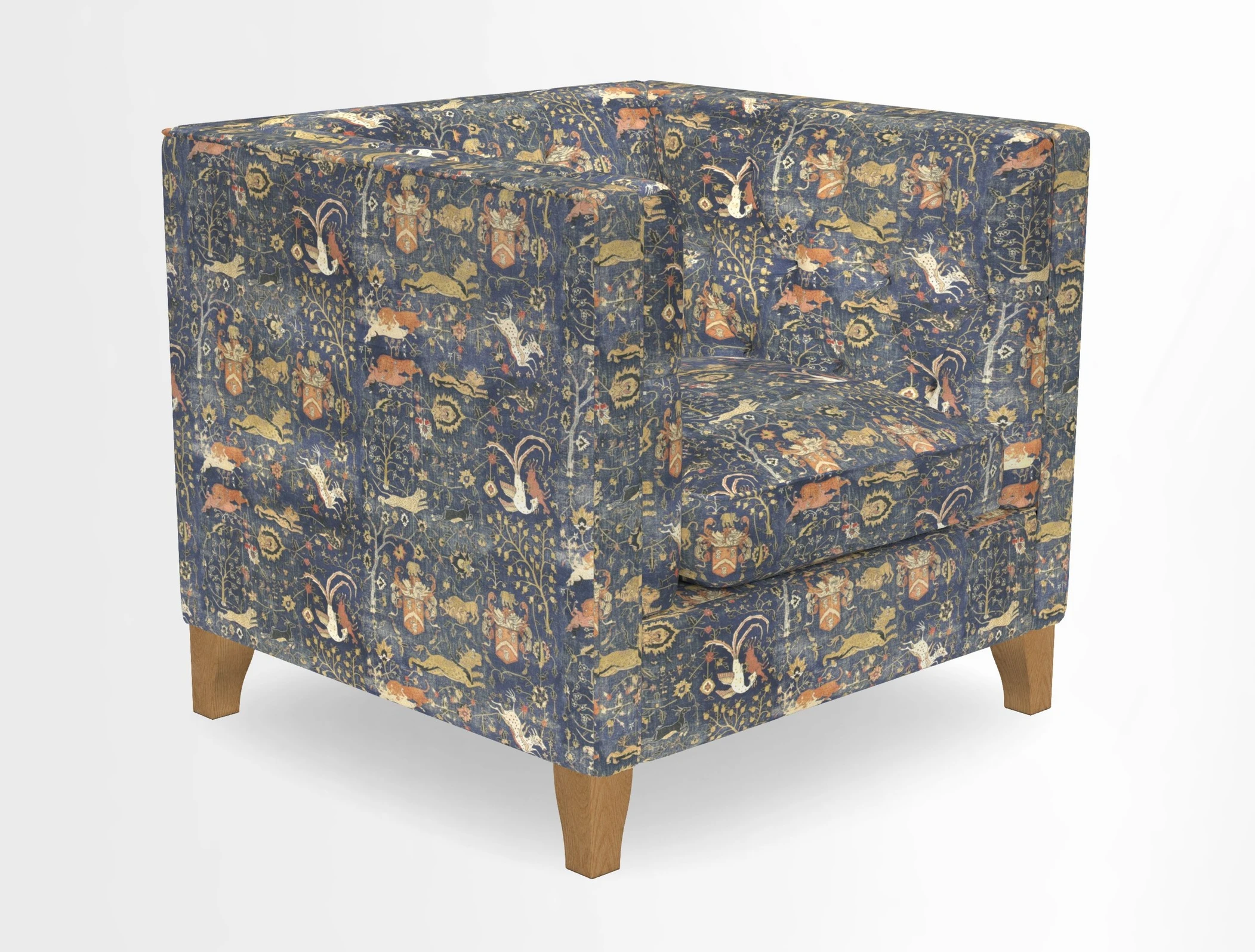 Haresfield Chair in Two Tone Plain Biscuit