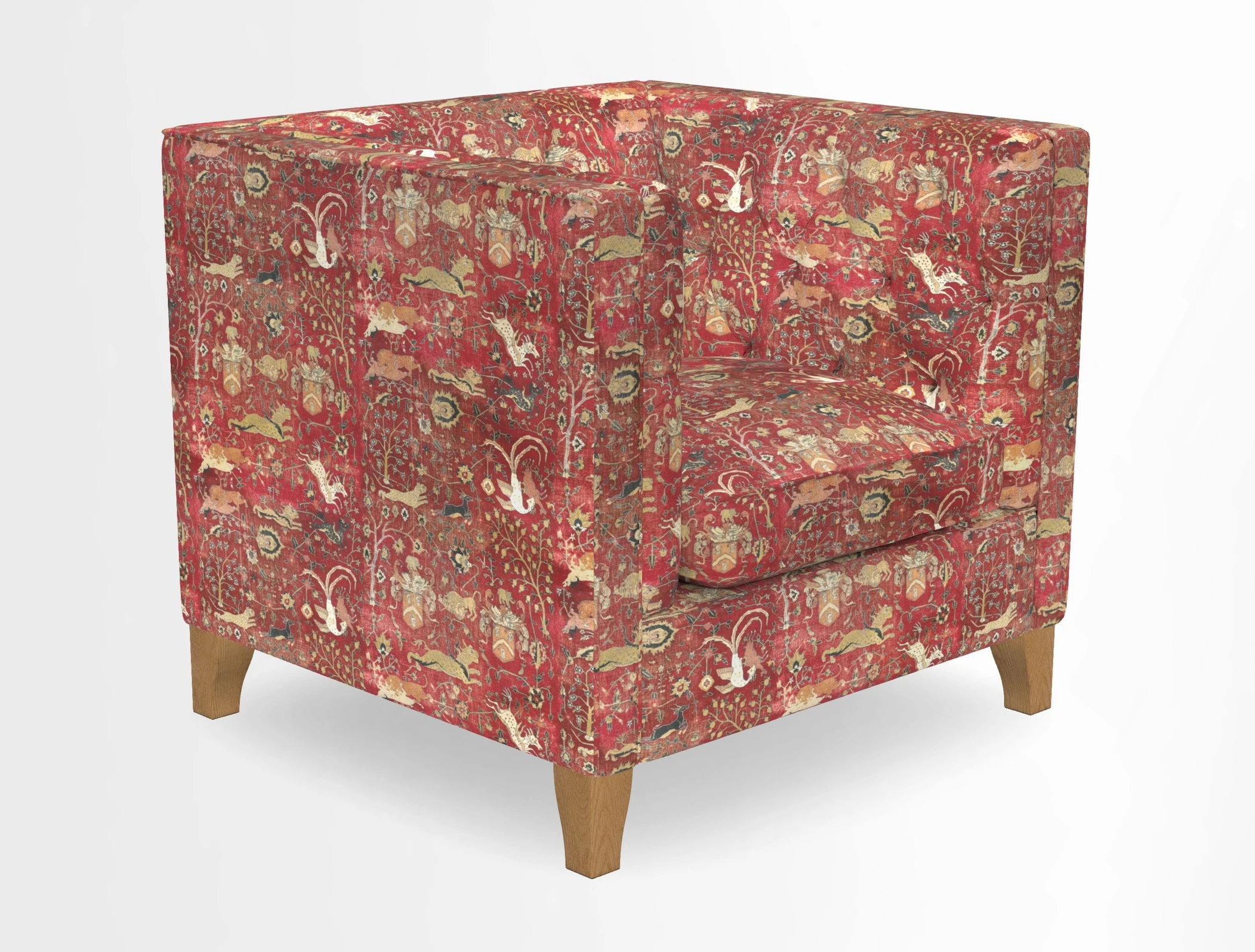 Haresfield Chair in Two Tone Plain Biscuit