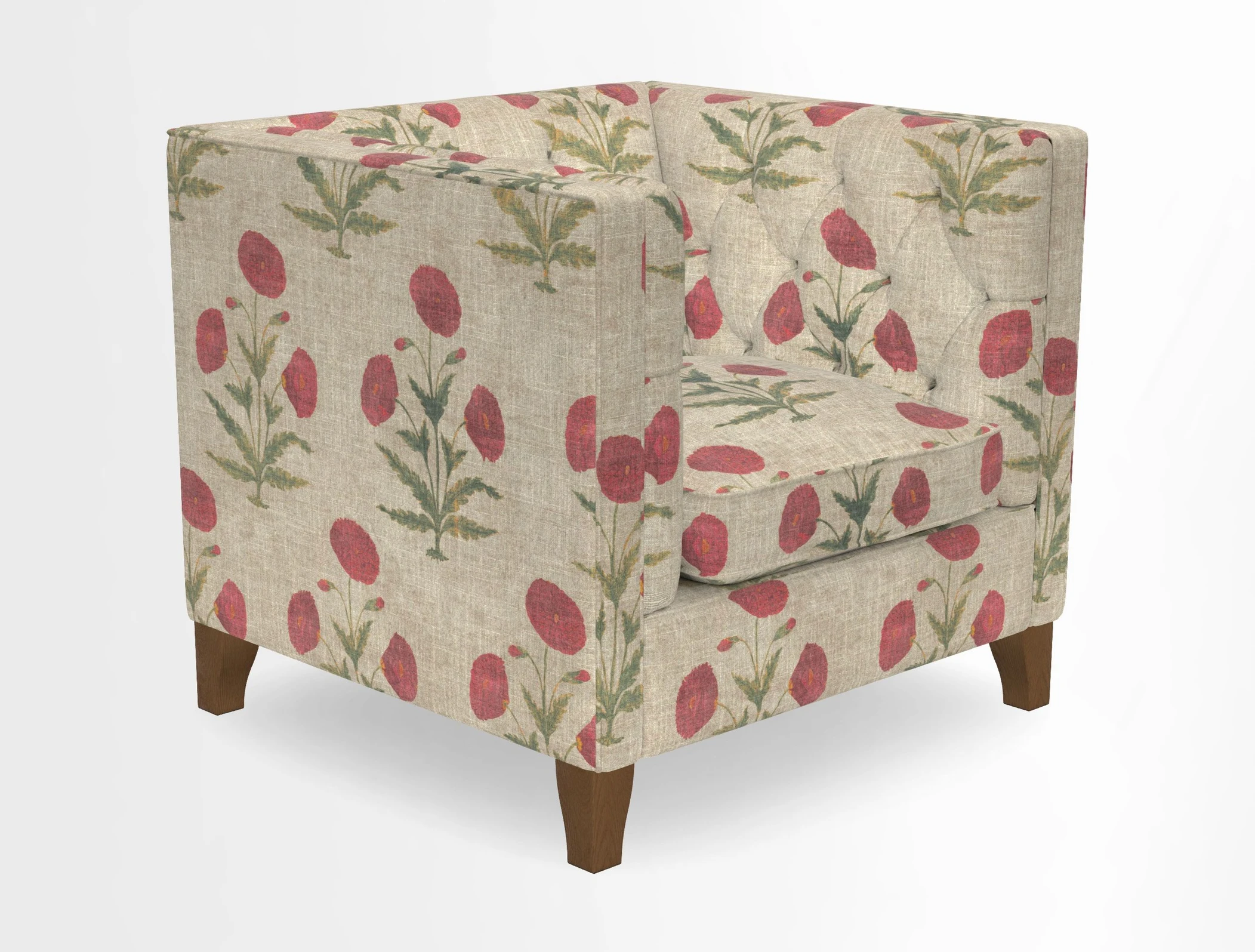 Haresfield Chair in Two Tone Plain Biscuit