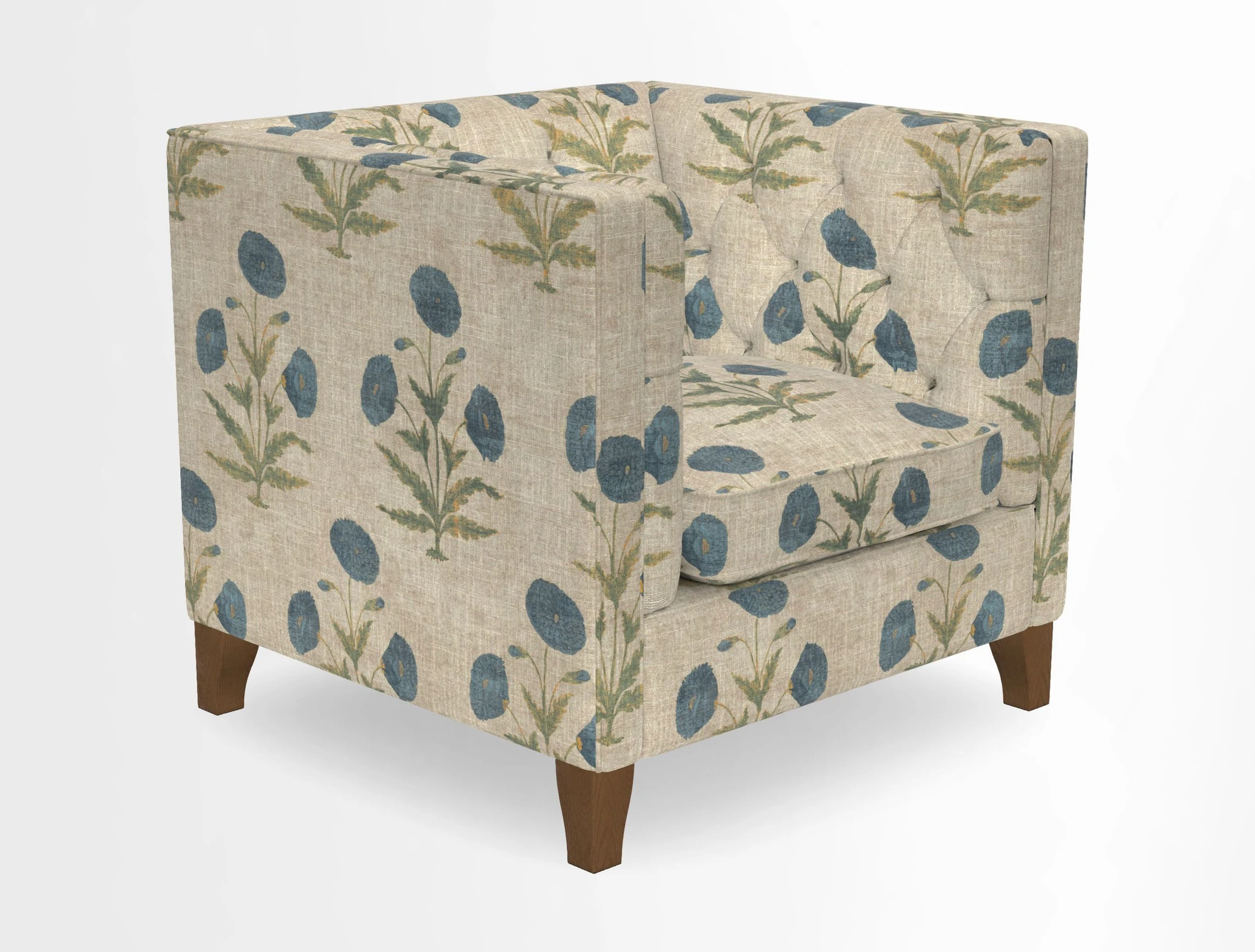 Haresfield Chair in Two Tone Plain Biscuit