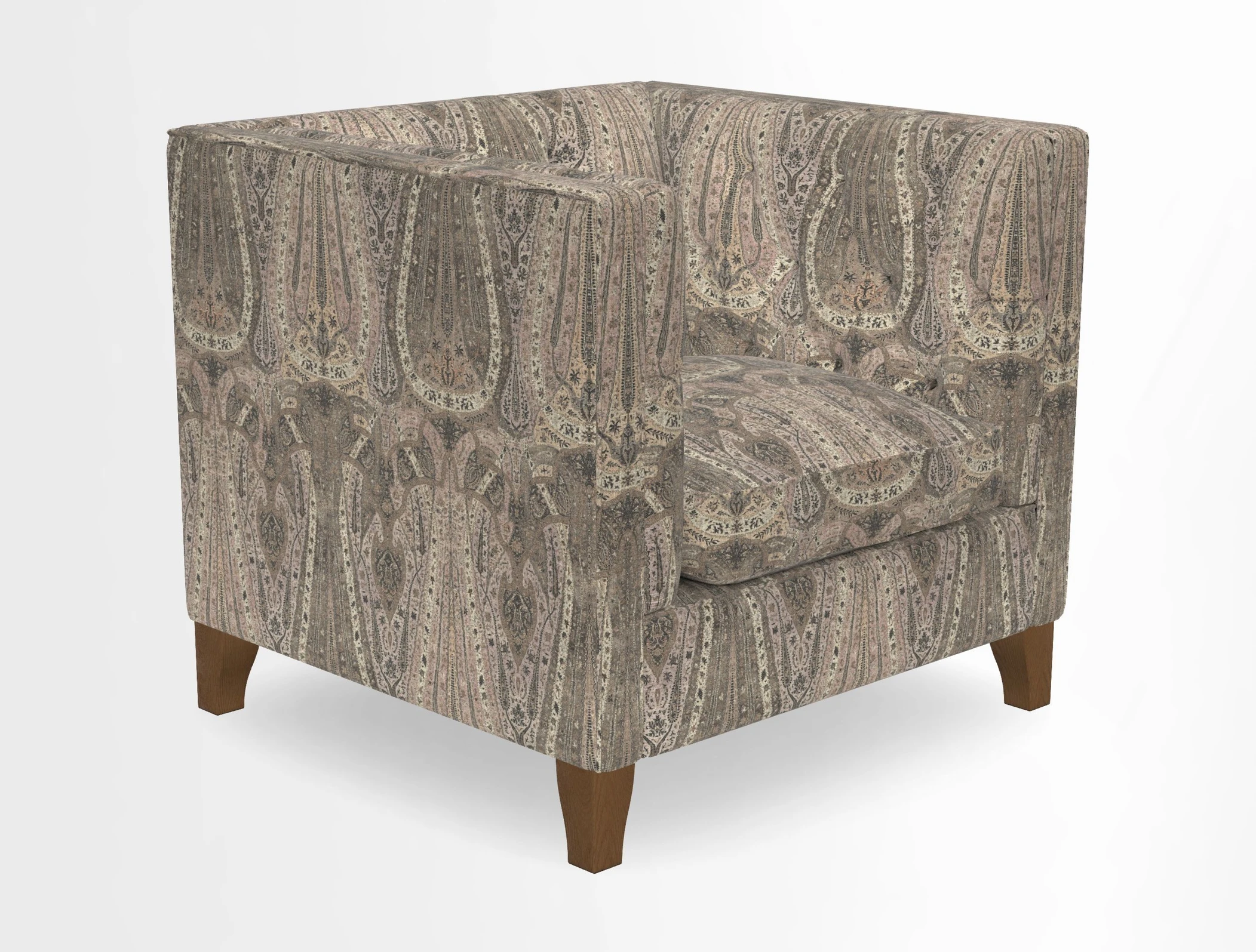 Haresfield Chair in Two Tone Plain Biscuit