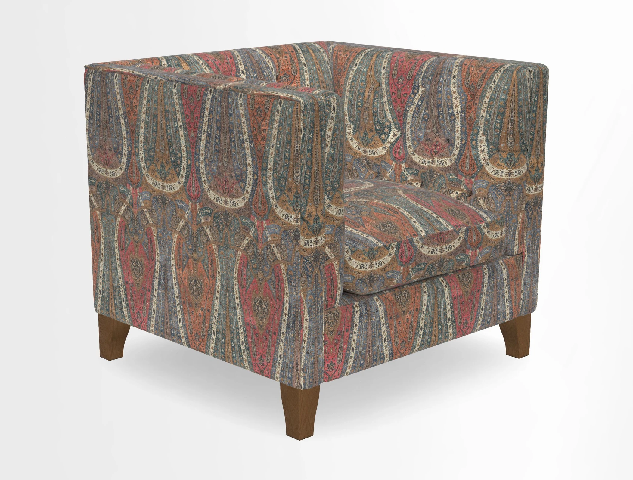 Haresfield Chair in Two Tone Plain Biscuit