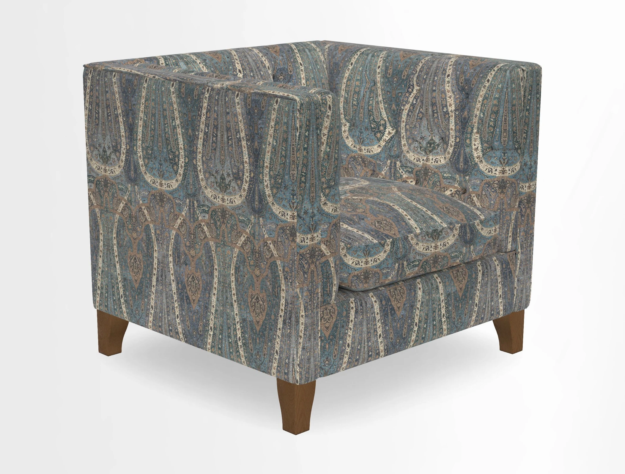 Haresfield Chair in Two Tone Plain Biscuit
