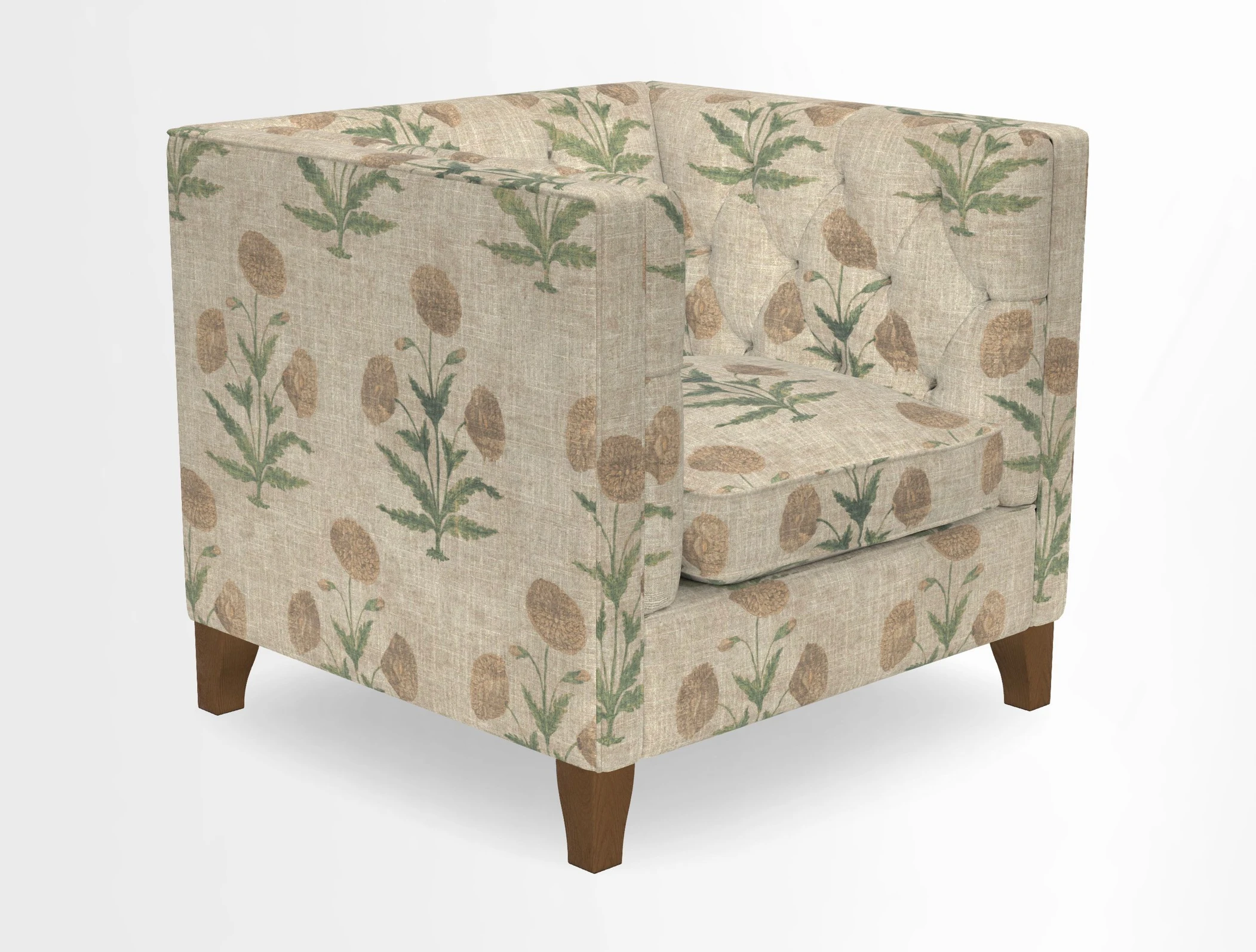 Haresfield Chair in Two Tone Plain Biscuit