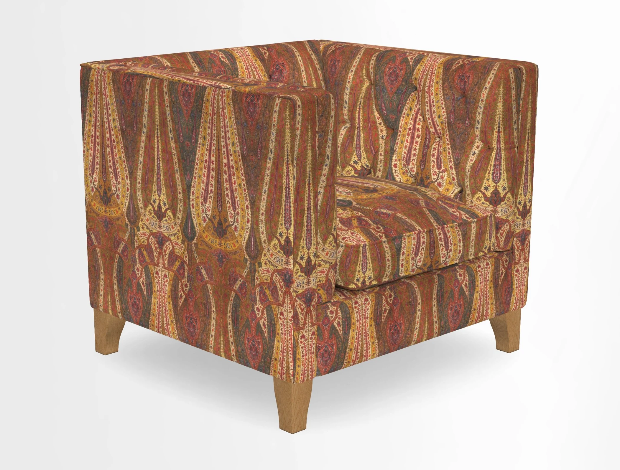 Haresfield Chair in Two Tone Plain Biscuit