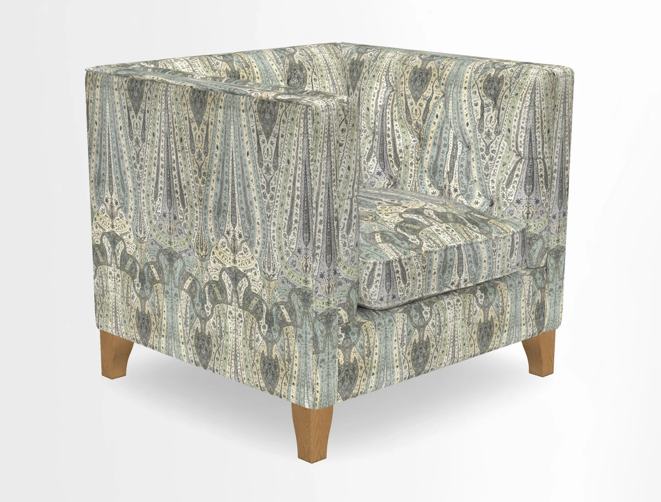 Haresfield Chair in Two Tone Plain Biscuit