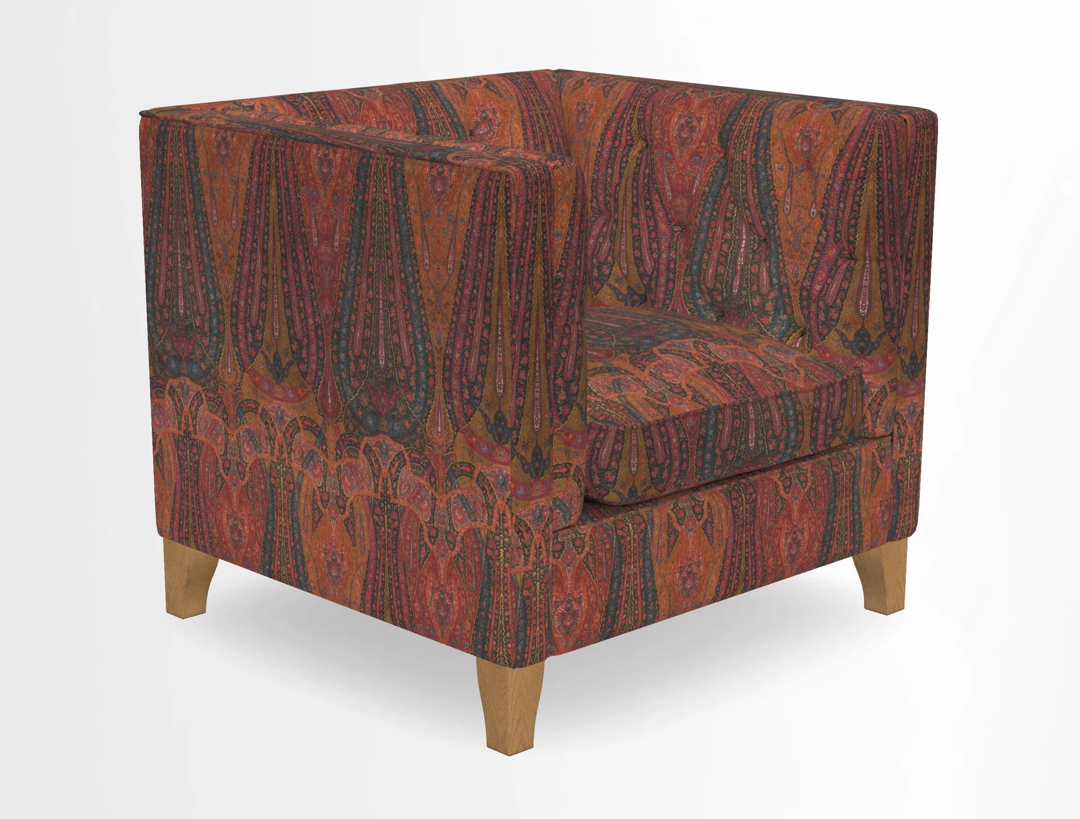 Haresfield Chair in Two Tone Plain Biscuit