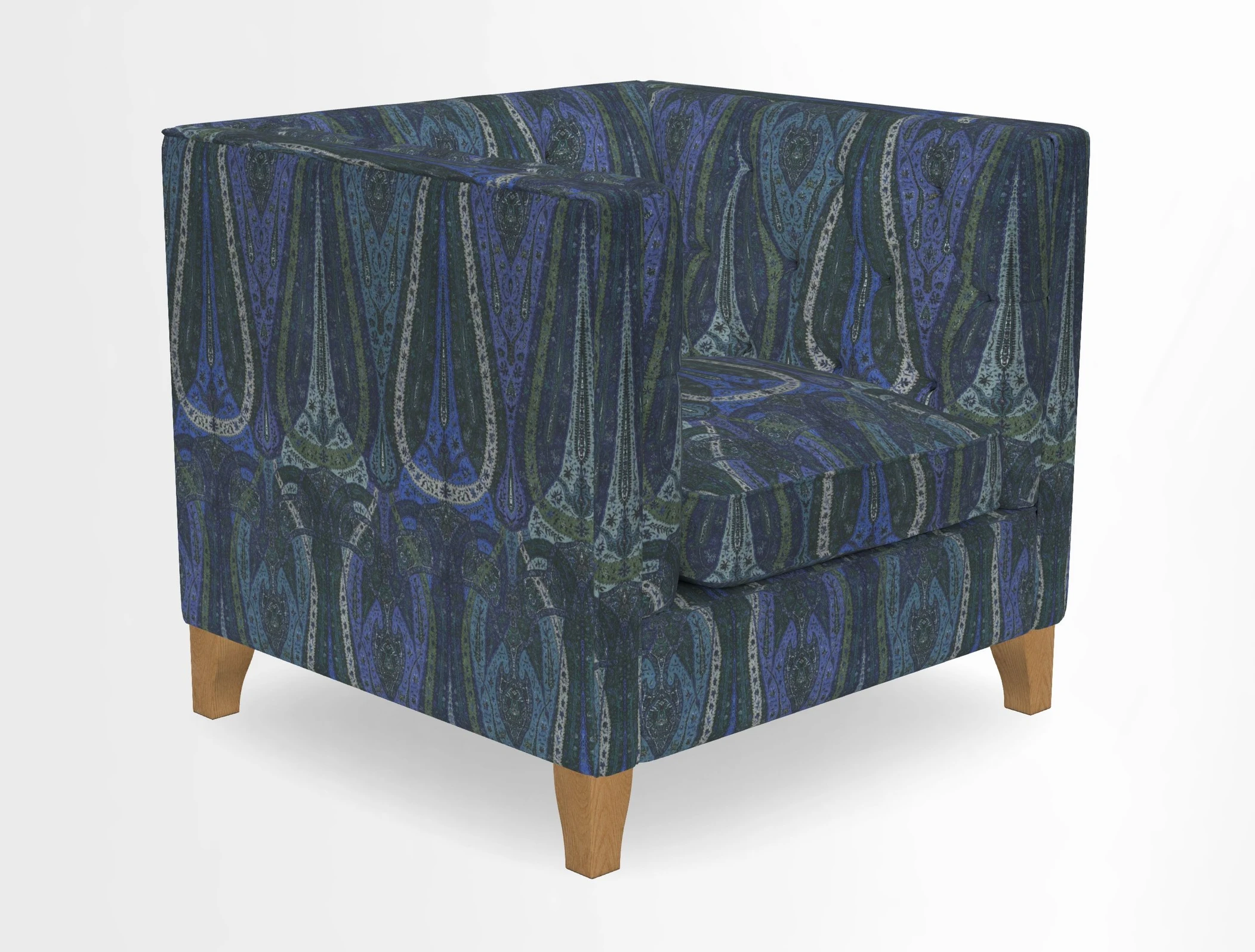 Haresfield Chair in Two Tone Plain Biscuit