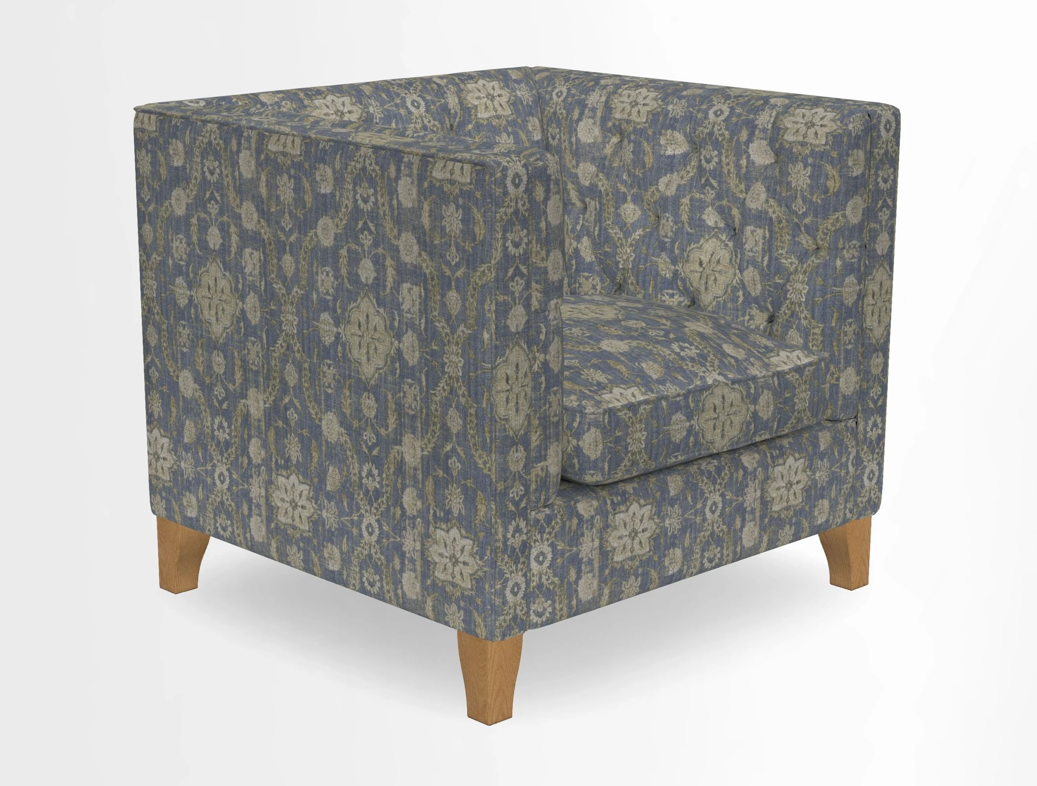 Haresfield Chair in Two Tone Plain Biscuit