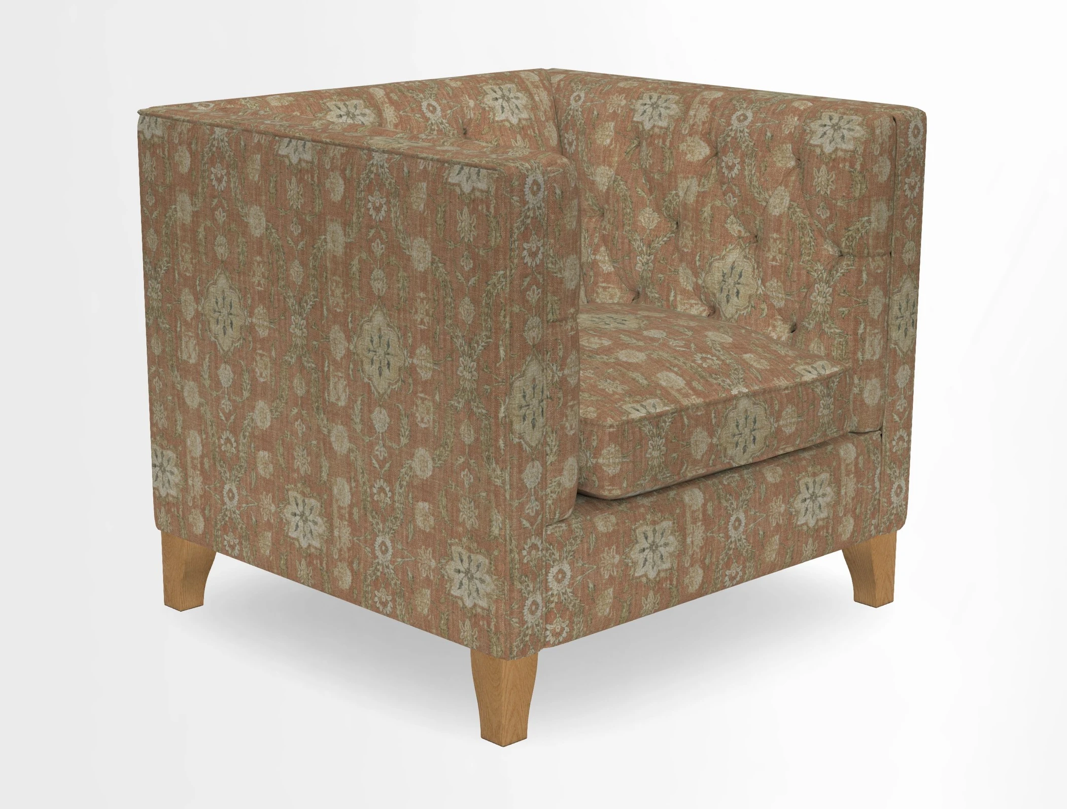 Haresfield Chair in Two Tone Plain Biscuit