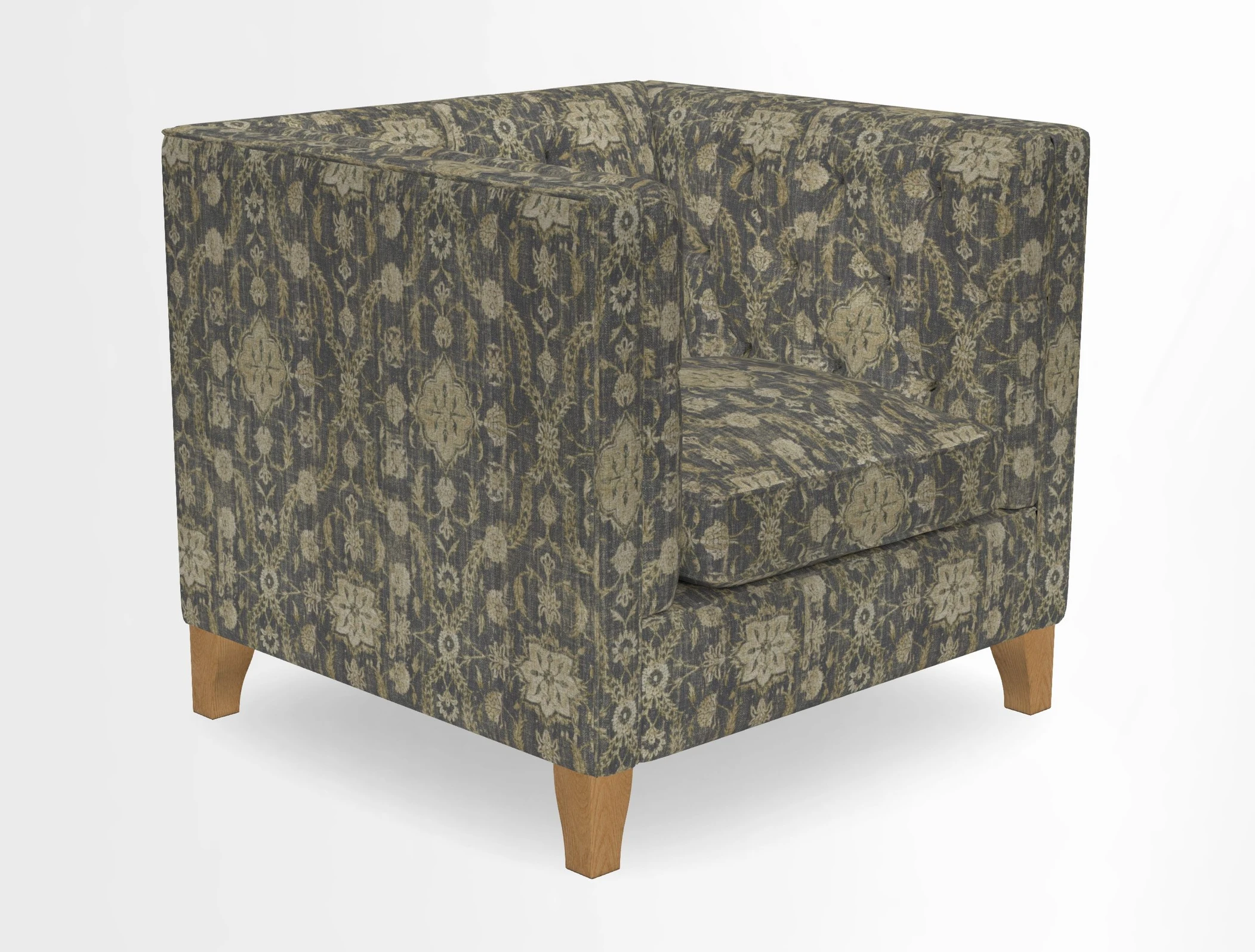 Haresfield Chair in Two Tone Plain Biscuit