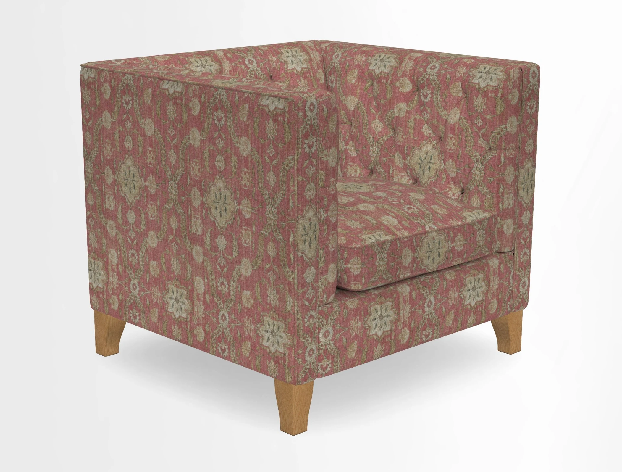 Haresfield Chair in Two Tone Plain Biscuit