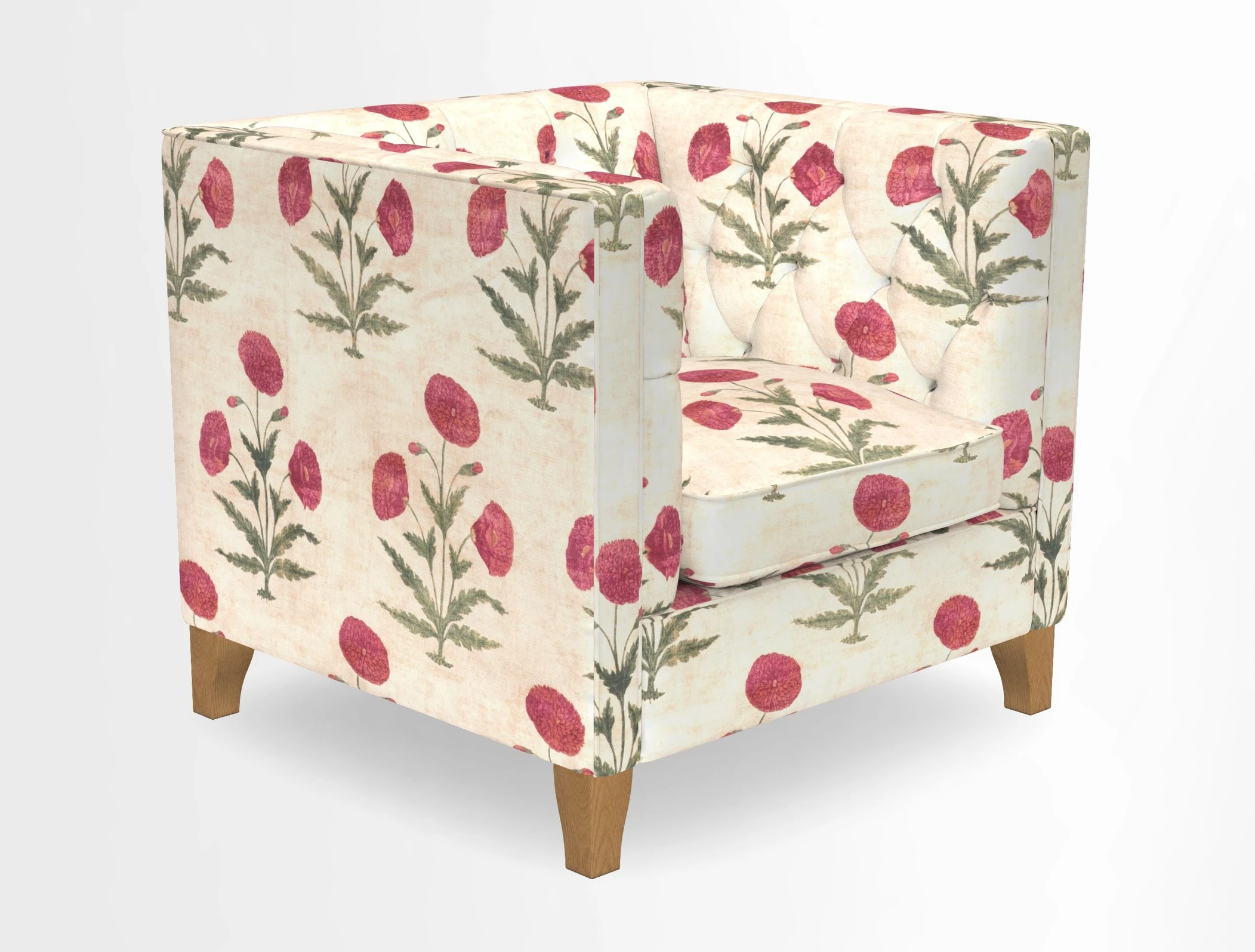 Haresfield Chair in Two Tone Plain Biscuit