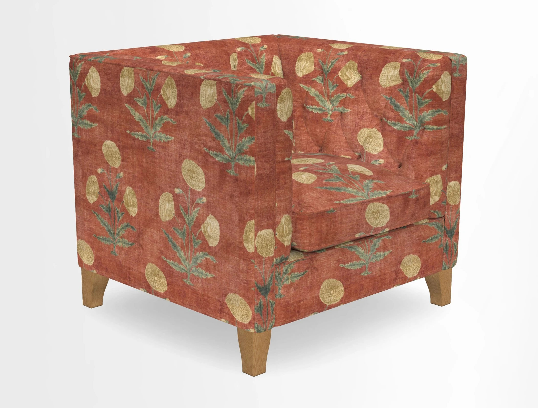 Haresfield Chair in Two Tone Plain Biscuit