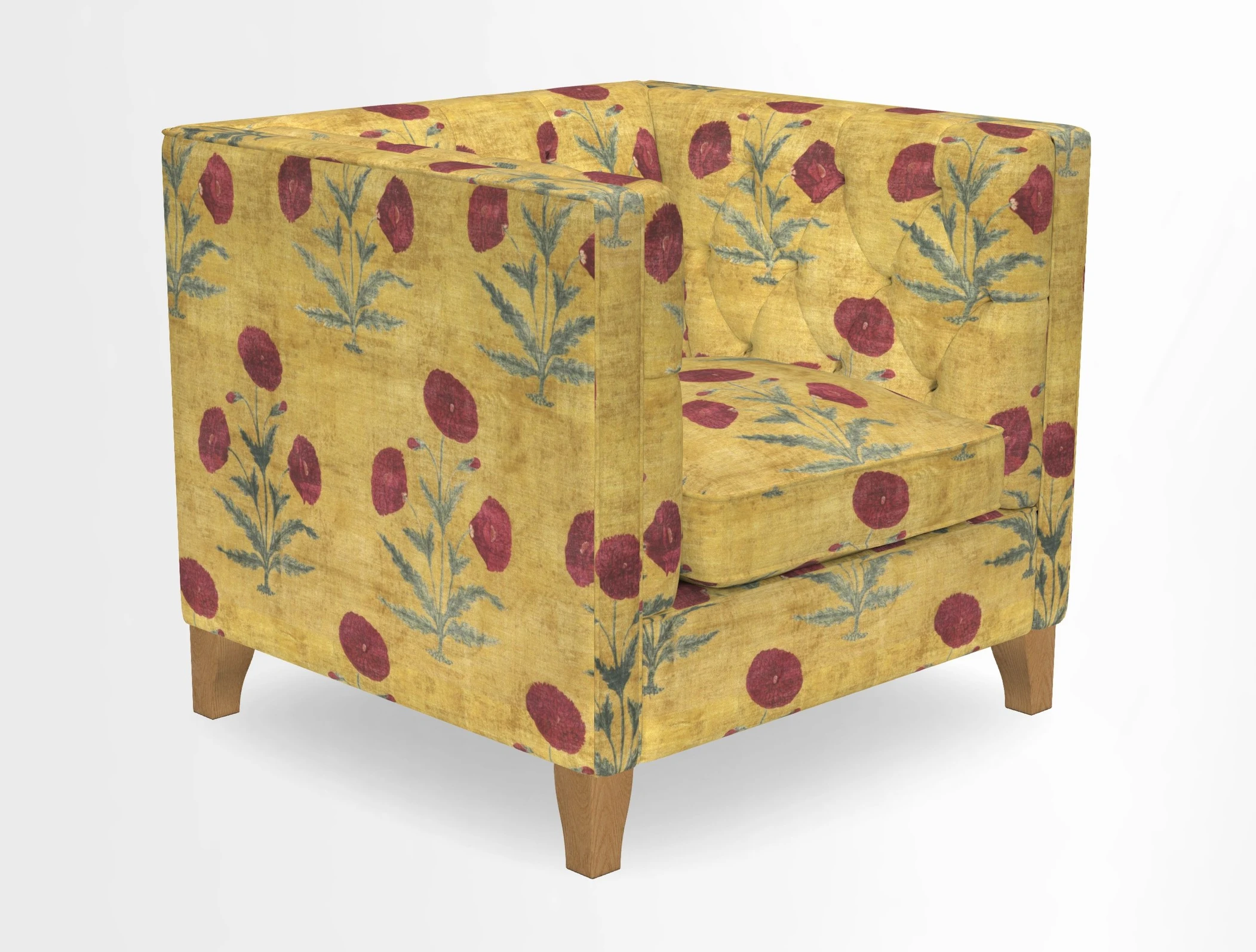 Haresfield Chair in Two Tone Plain Biscuit