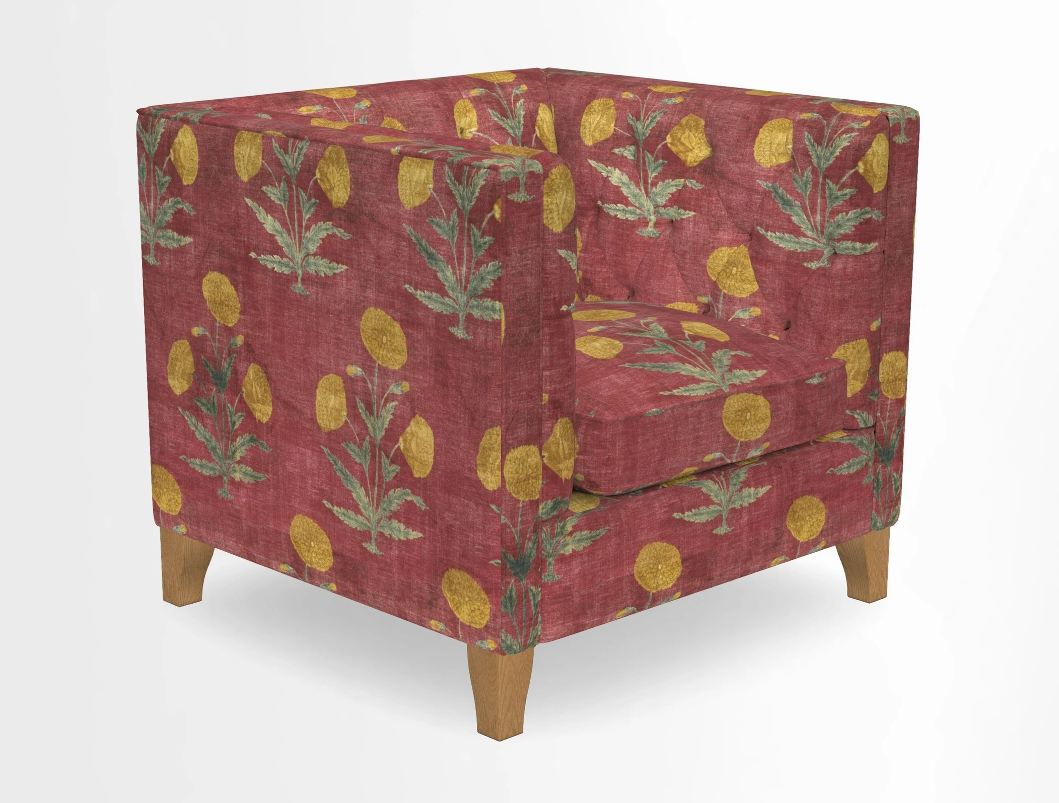 Haresfield Chair in Two Tone Plain Biscuit