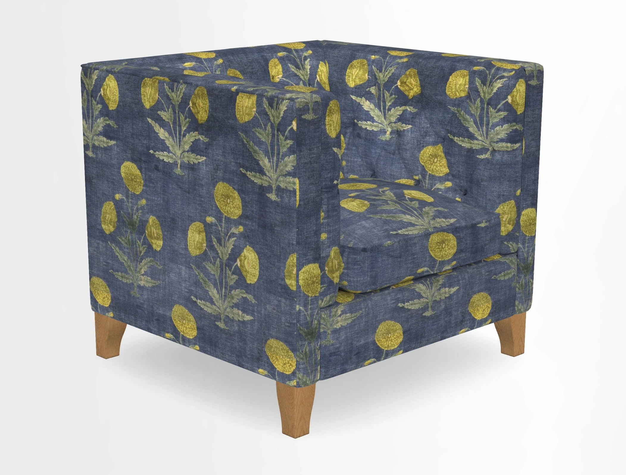Haresfield Chair in Two Tone Plain Biscuit