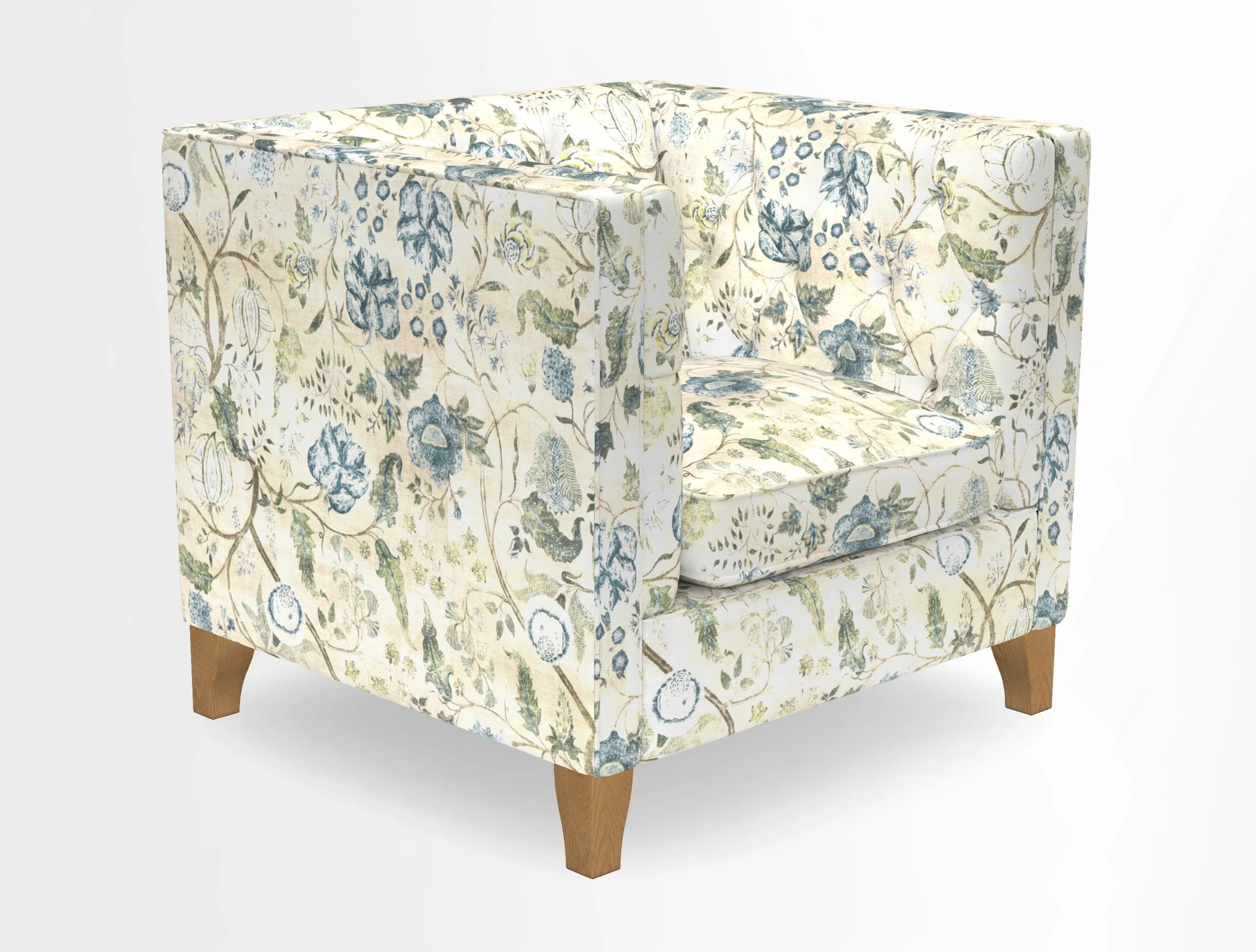 Haresfield Chair in Two Tone Plain Biscuit