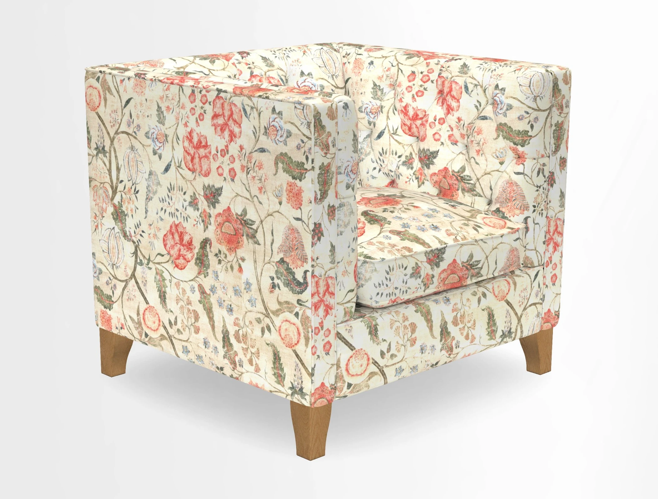 Haresfield Chair in Two Tone Plain Biscuit