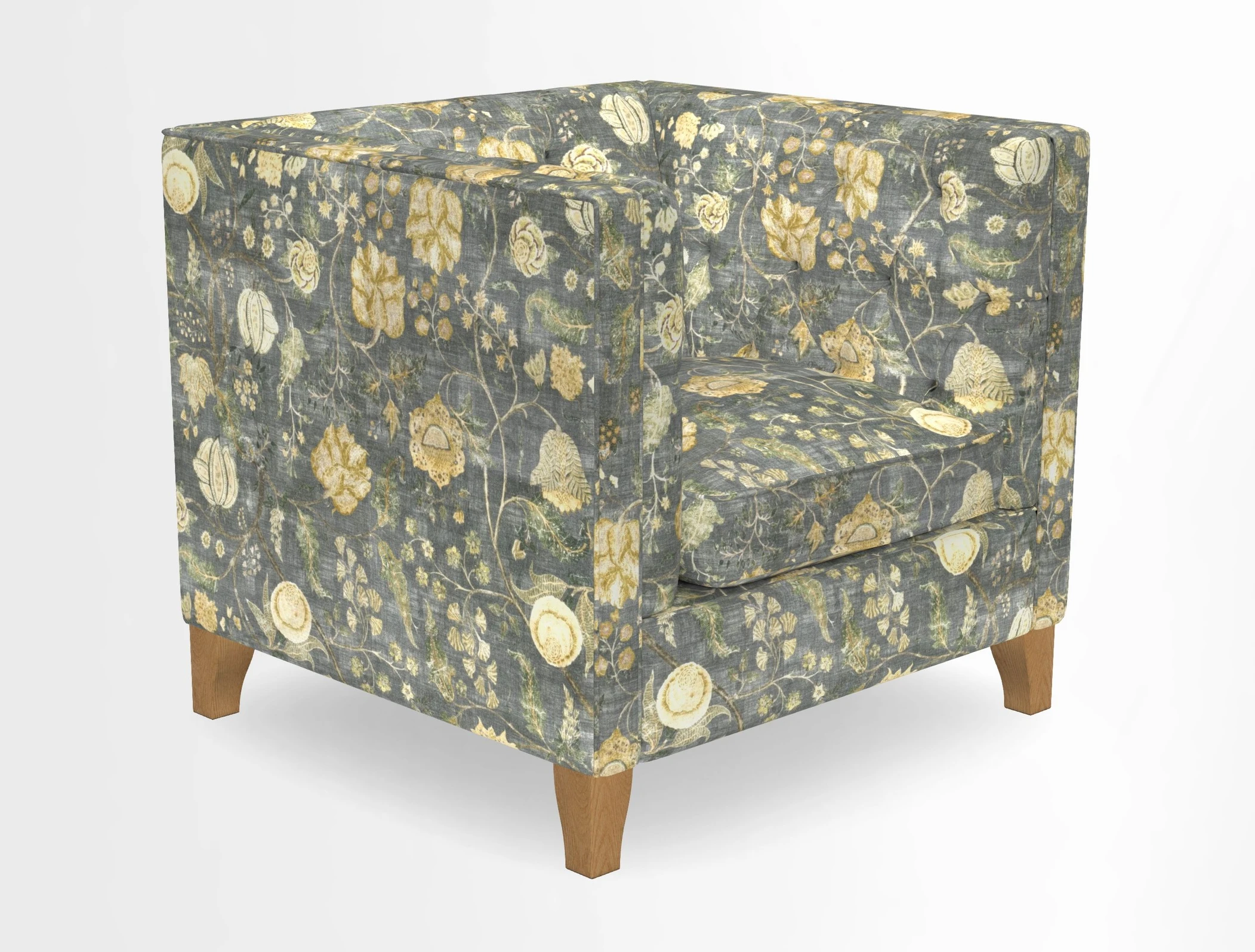 Haresfield Chair in Two Tone Plain Biscuit