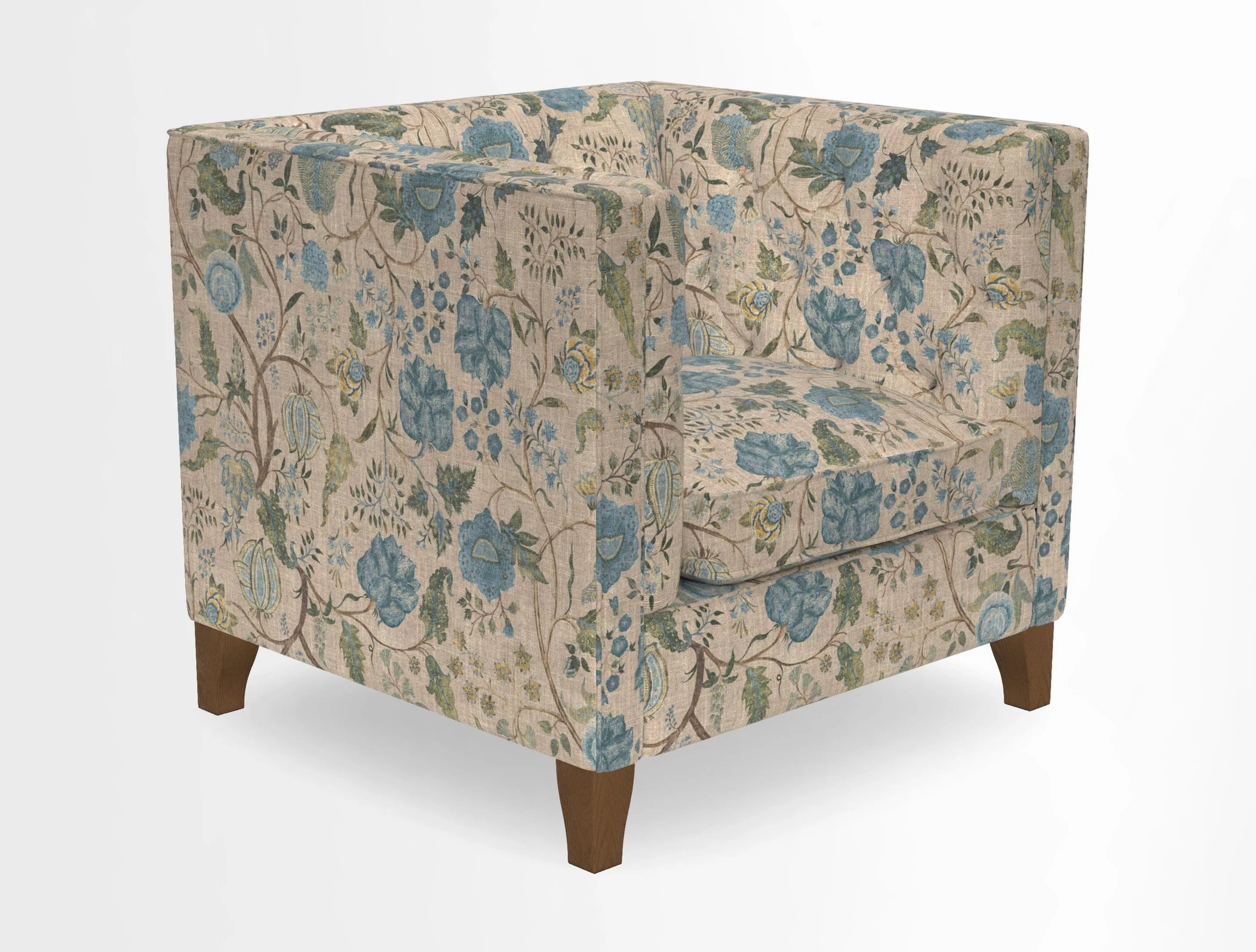 Haresfield Chair in Two Tone Plain Biscuit