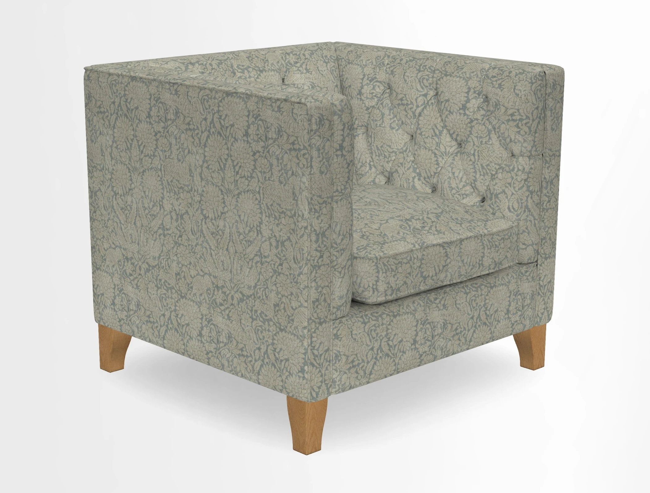 Haresfield Chair in Two Tone Plain Biscuit