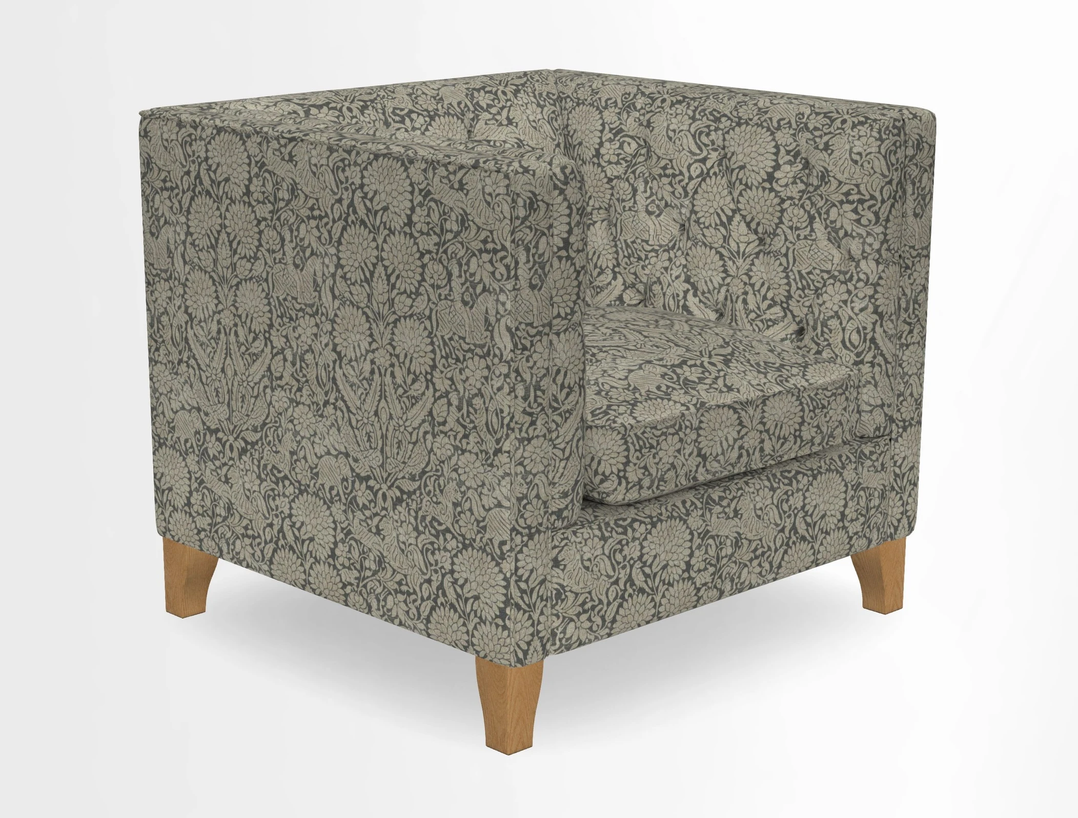 Haresfield Chair in Two Tone Plain Biscuit