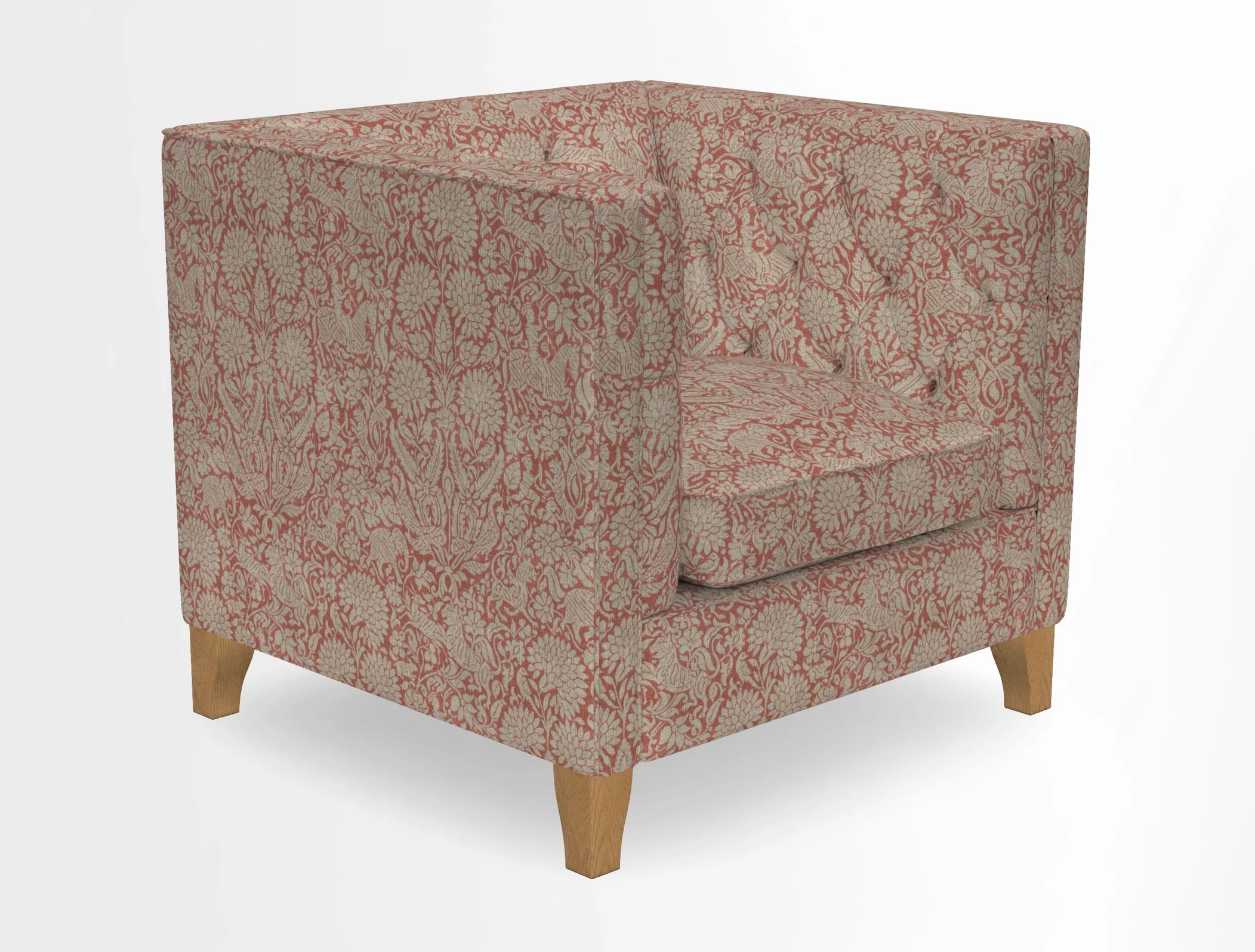 Haresfield Chair in Two Tone Plain Biscuit