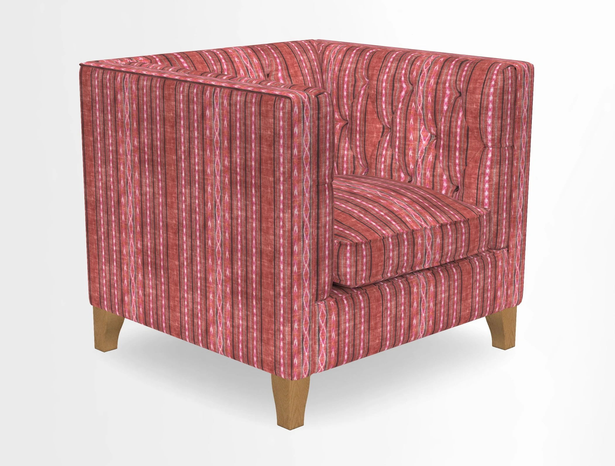 Haresfield Chair in Two Tone Plain Biscuit