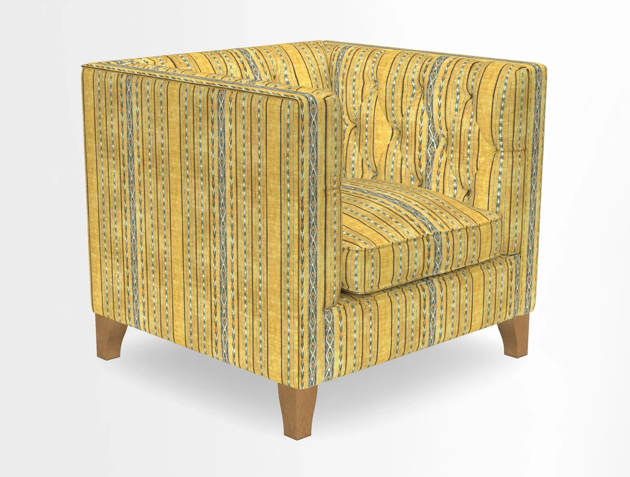 Haresfield Chair in Two Tone Plain Biscuit