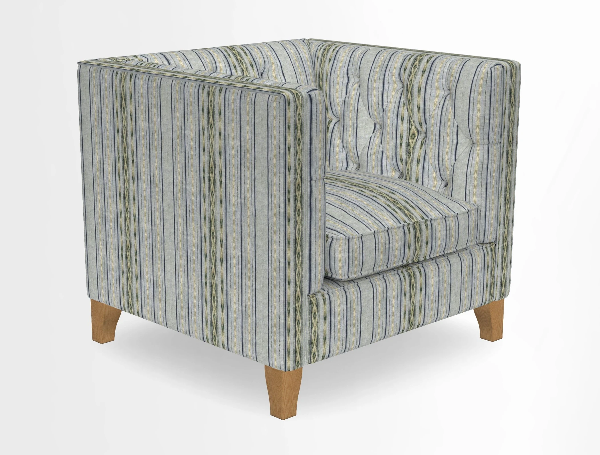 Haresfield Chair in Two Tone Plain Biscuit