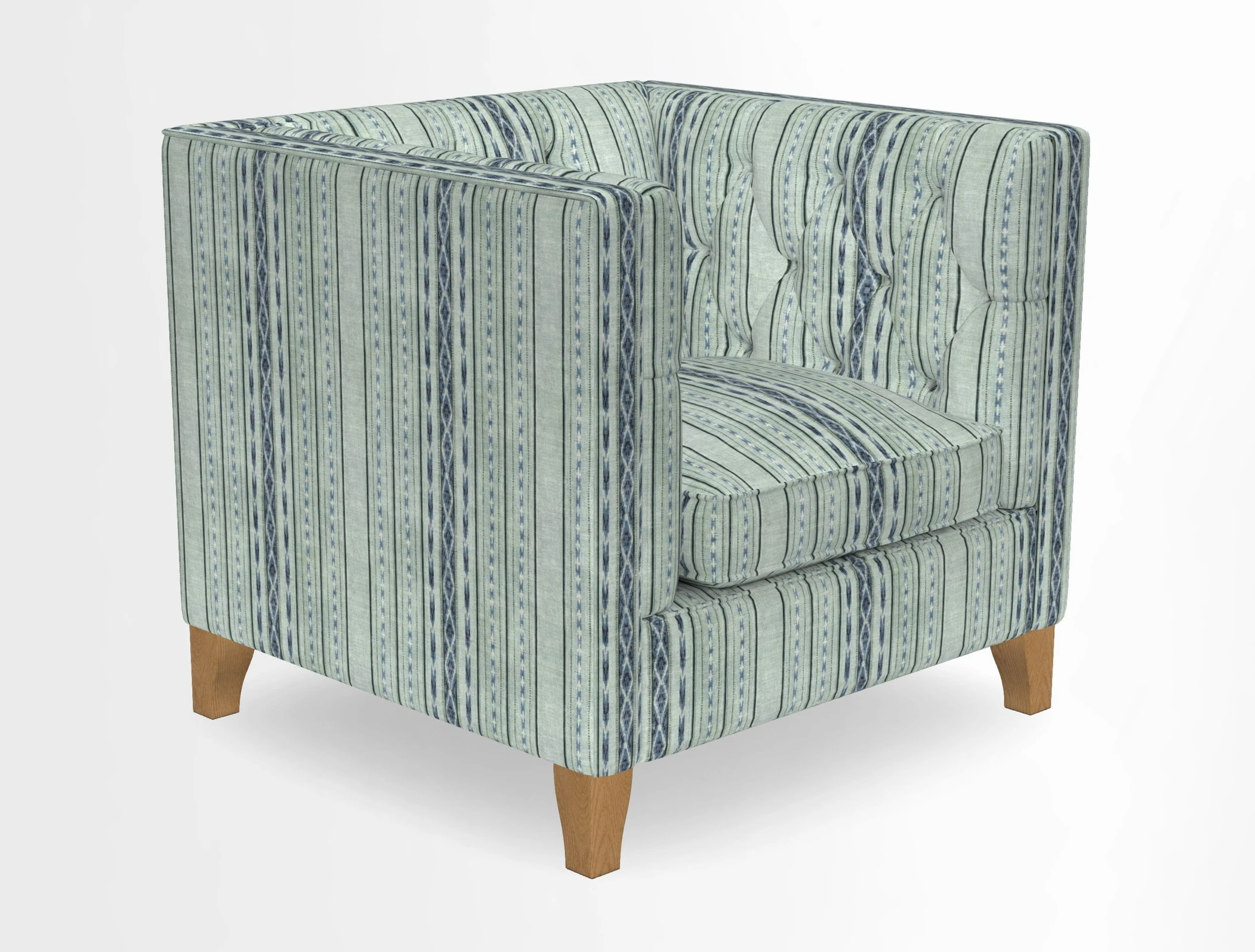 Haresfield Chair in Two Tone Plain Biscuit