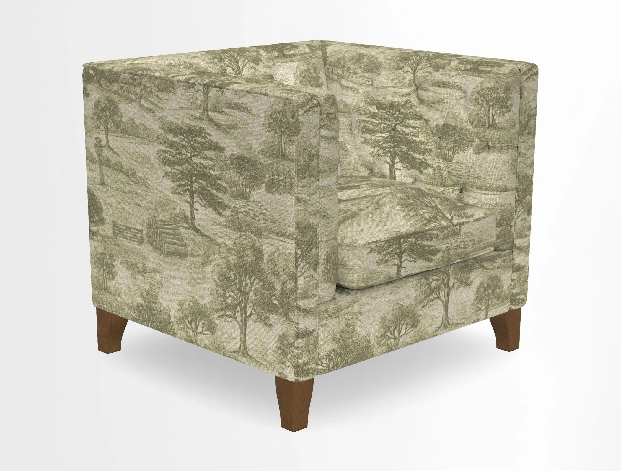 Haresfield Chair in Two Tone Plain Biscuit