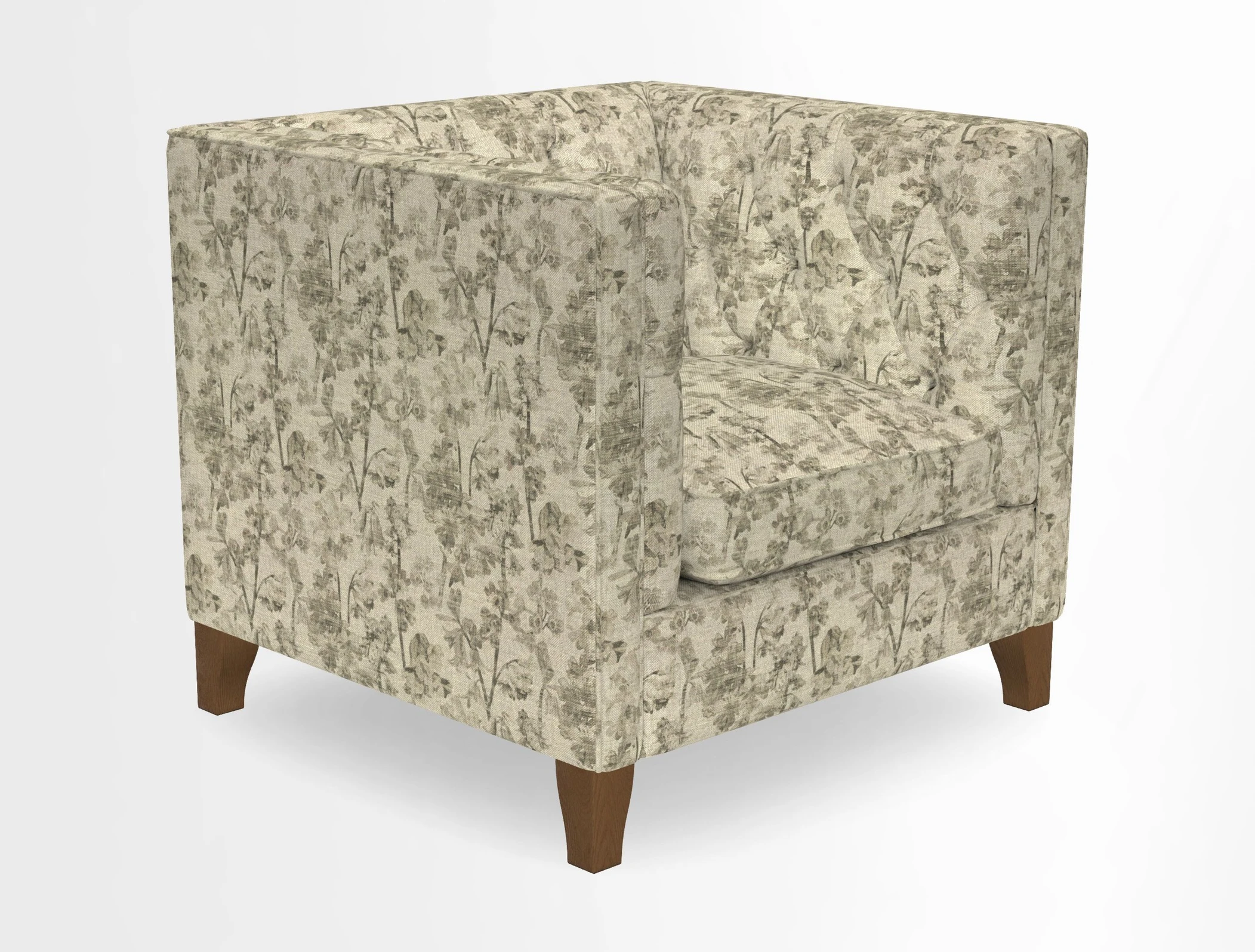 Haresfield Chair in Two Tone Plain Biscuit