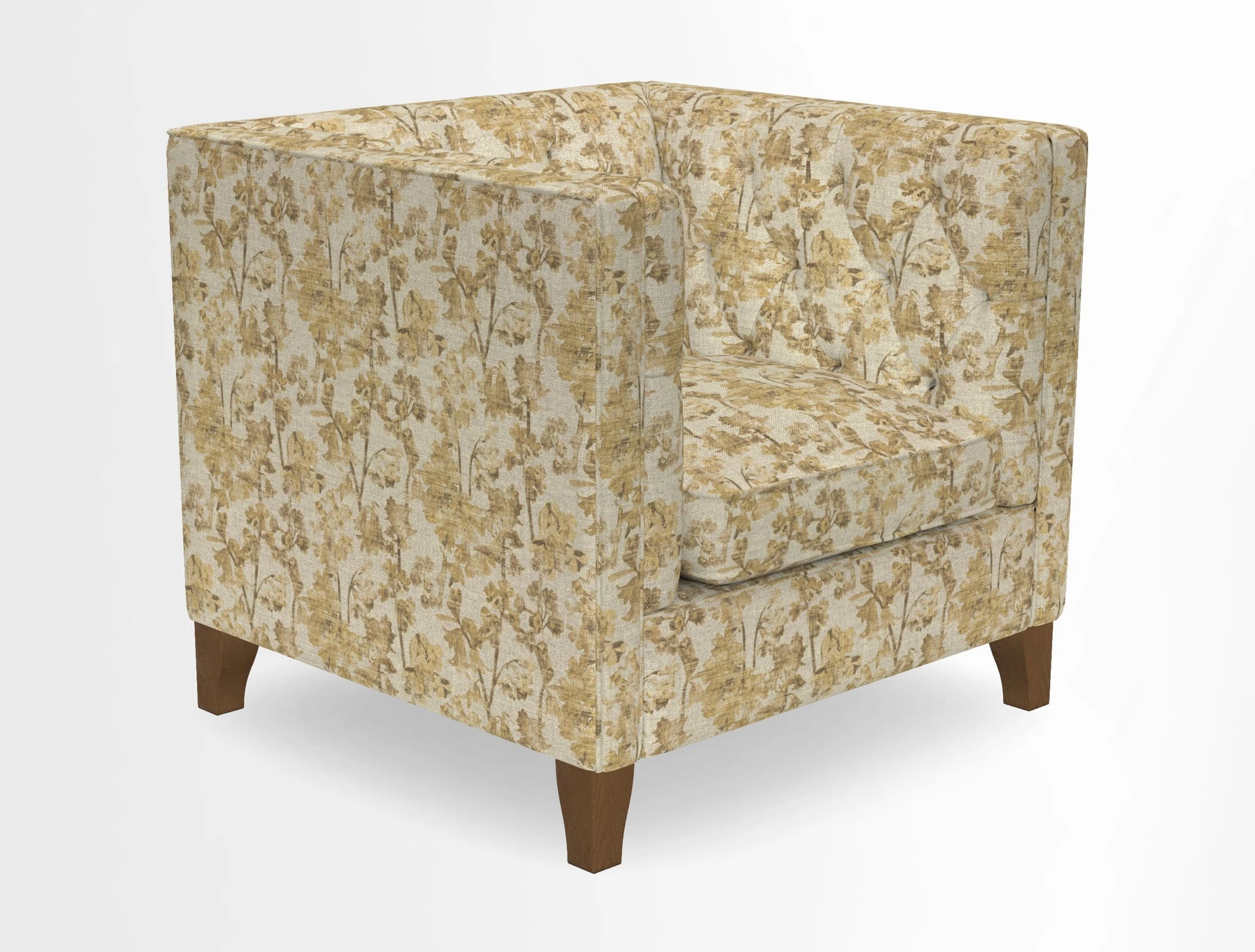 Haresfield Chair in Two Tone Plain Biscuit