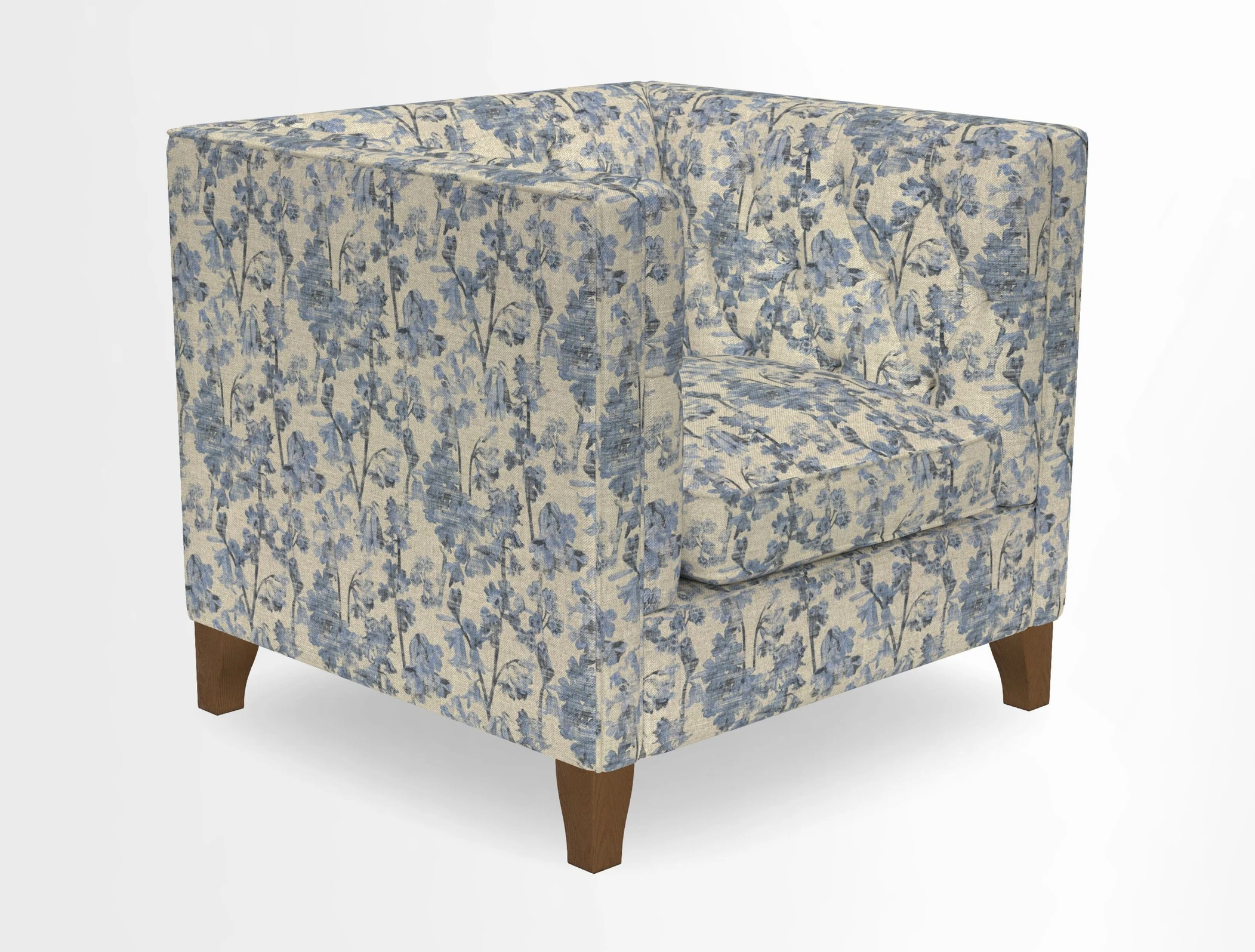 Haresfield Chair in Two Tone Plain Biscuit