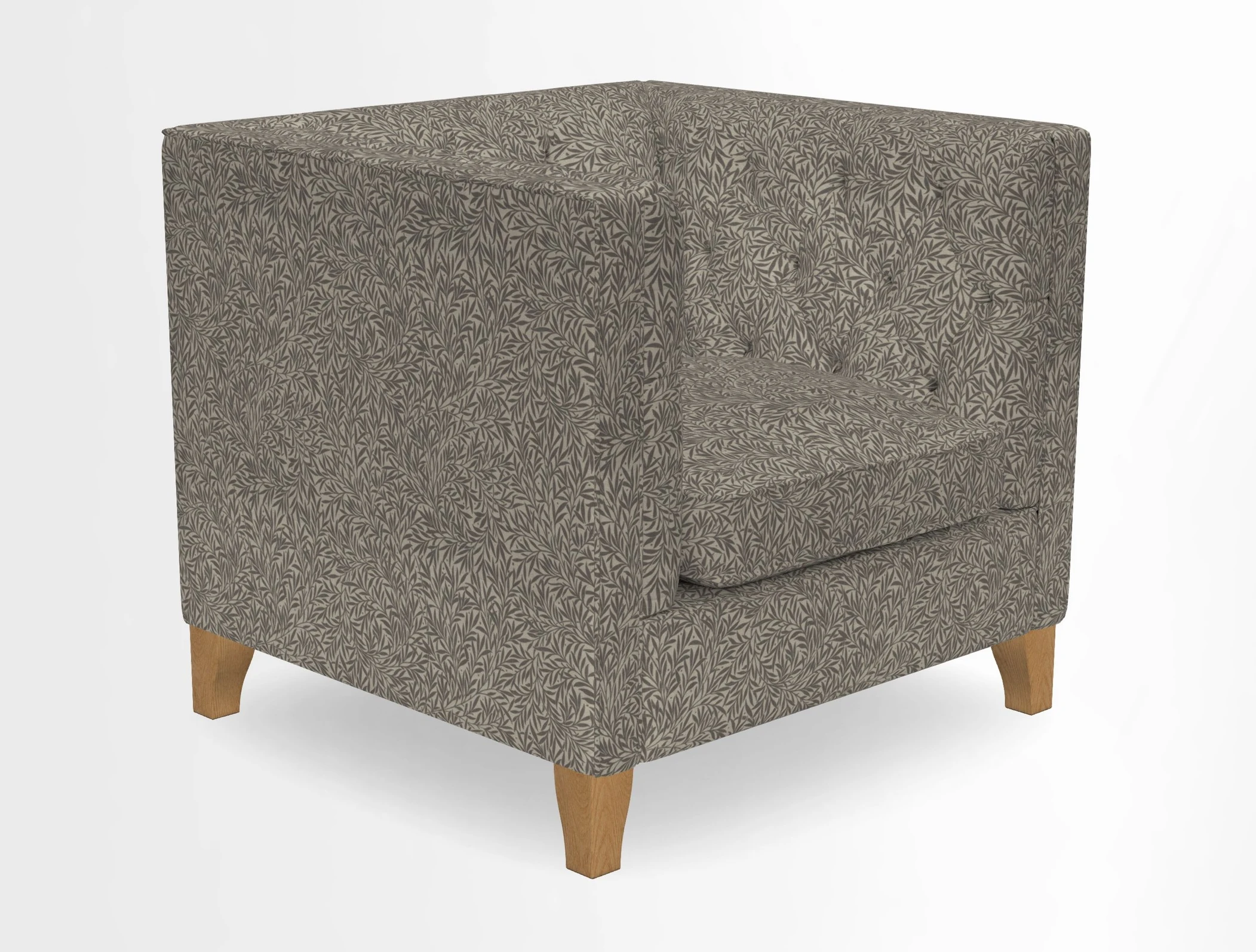 Haresfield Chair in Two Tone Plain Biscuit