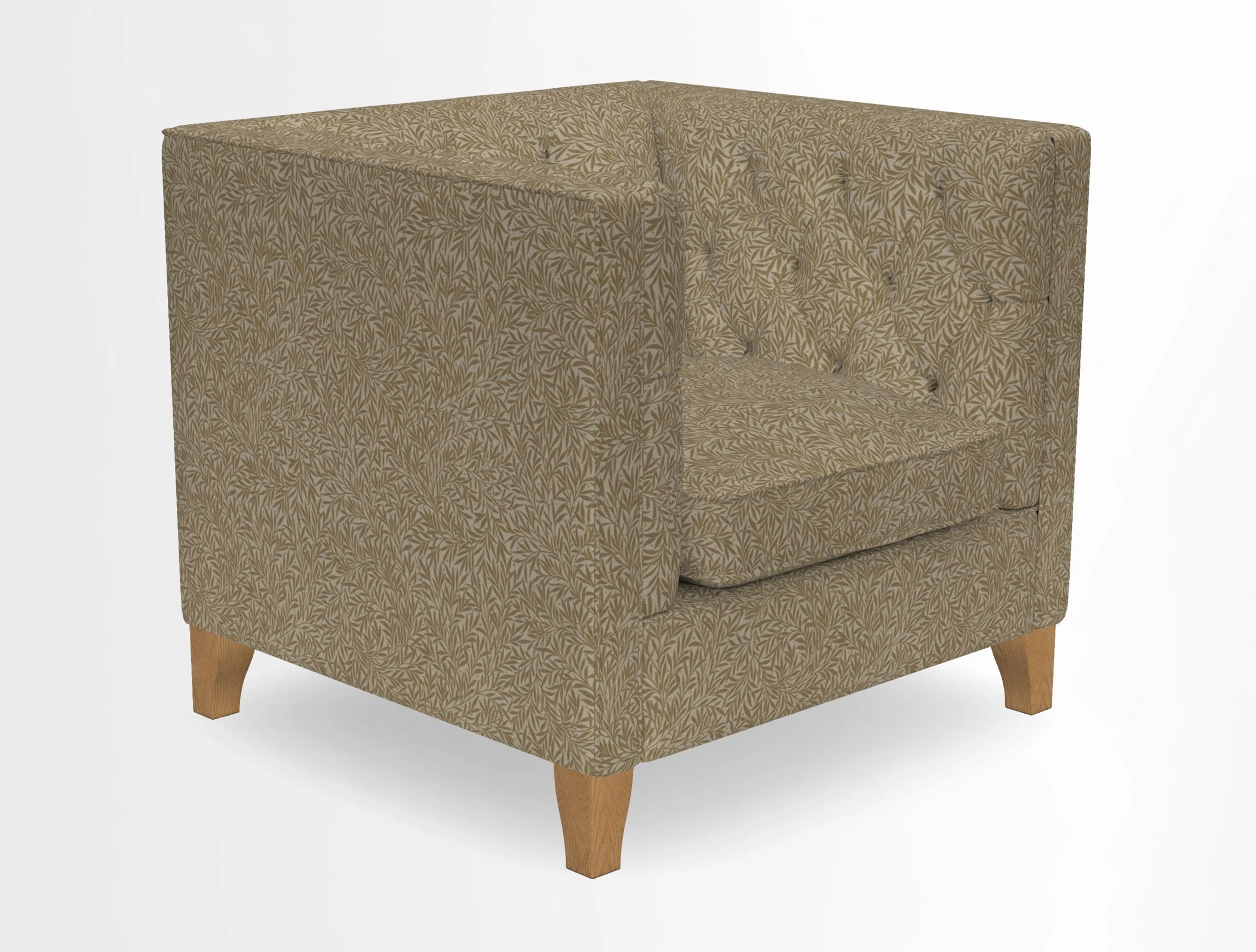 Haresfield Chair in Two Tone Plain Biscuit