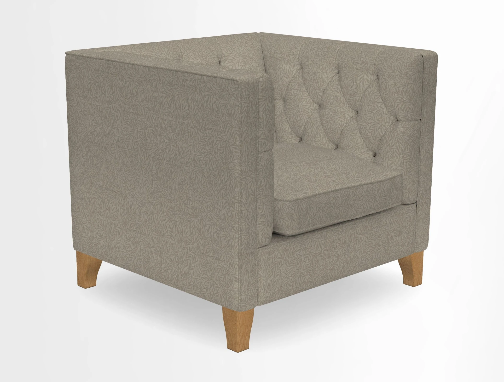 Haresfield Chair in Two Tone Plain Biscuit