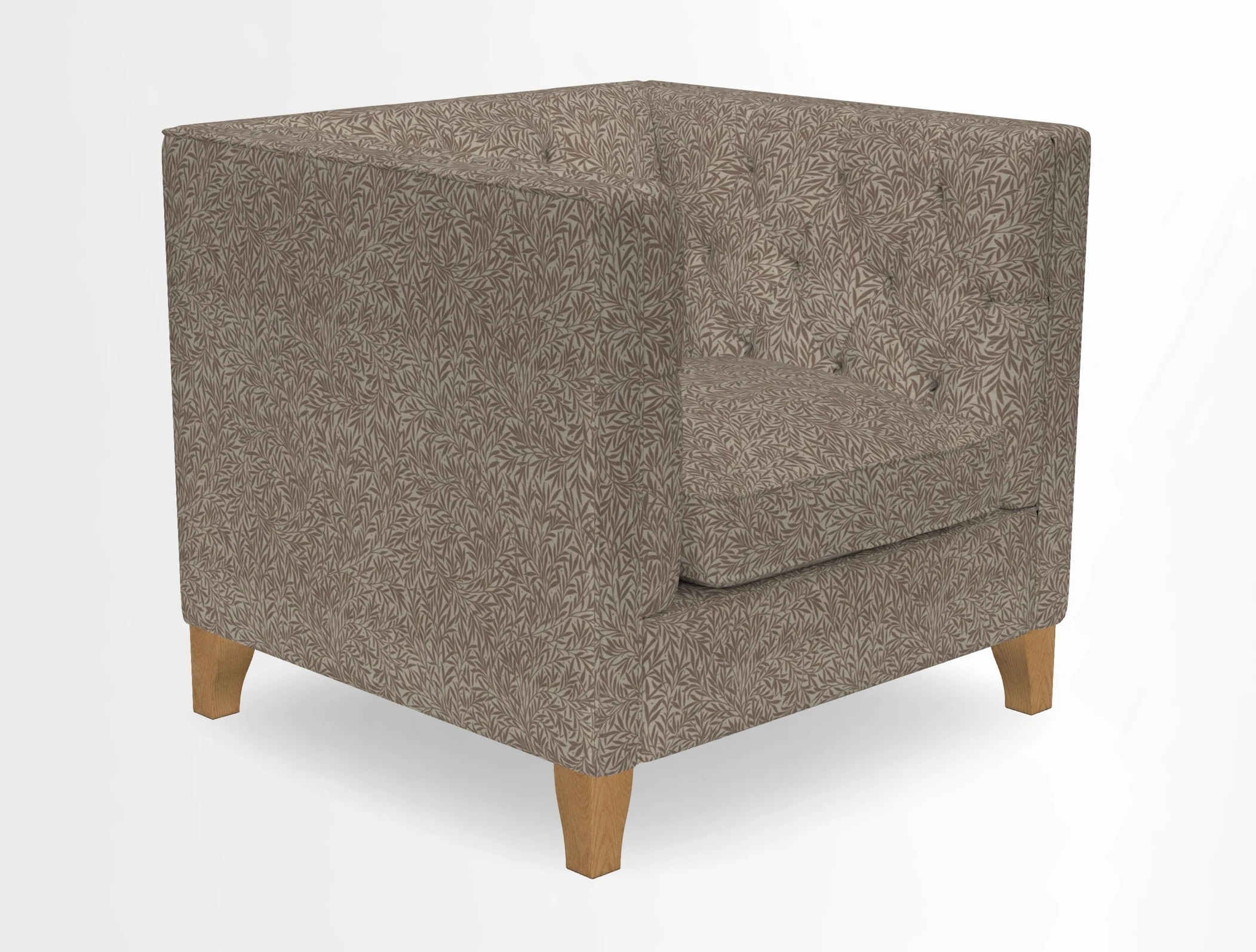 Haresfield Chair in Two Tone Plain Biscuit