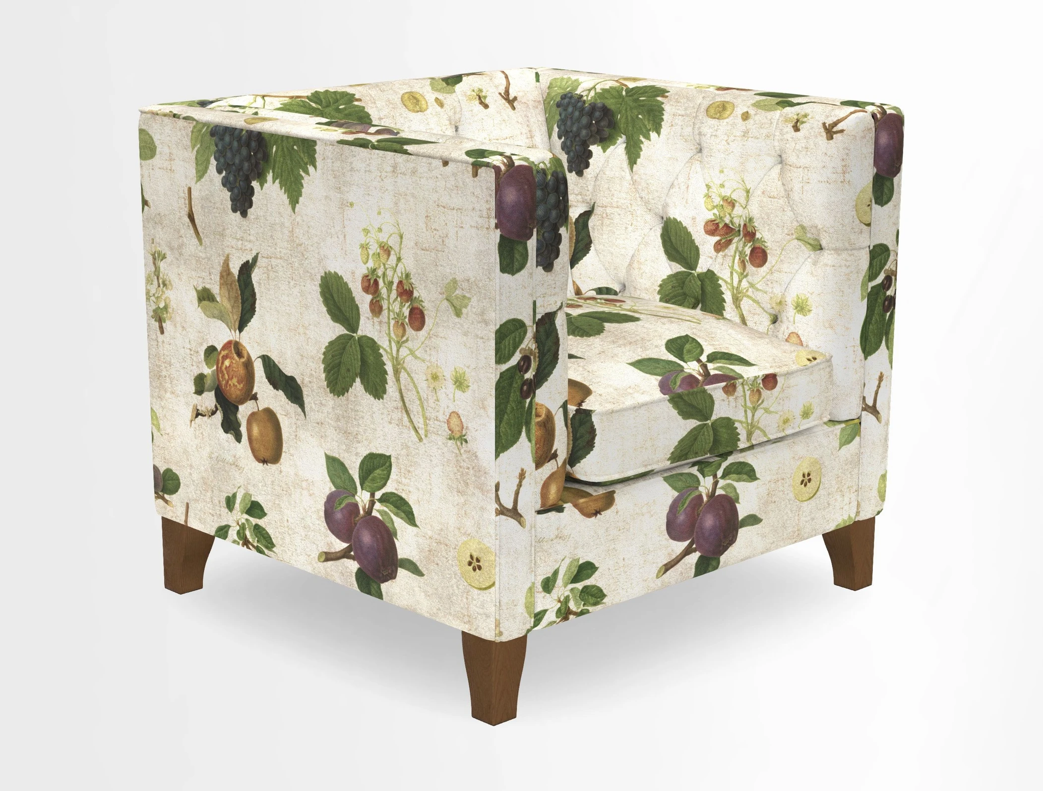 Haresfield Chair in Two Tone Plain Biscuit