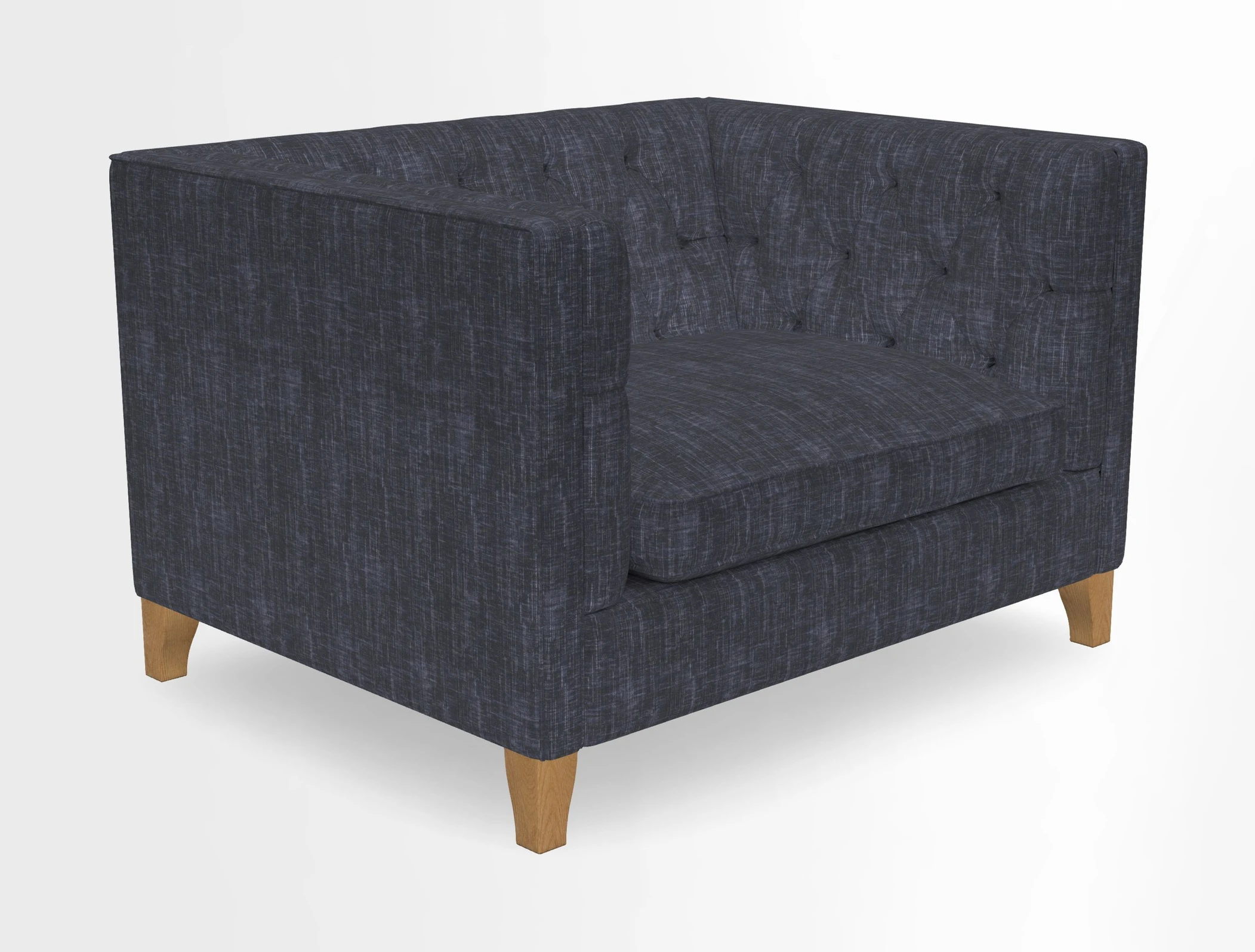 Haresfield Snuggler Dipped Arms in Mohair Lichen Seat Cushion in RHS Gertrude Jekyll Meadow Flower Olive and Scatters in RHS Gertrude Jekyll Folklore Olive