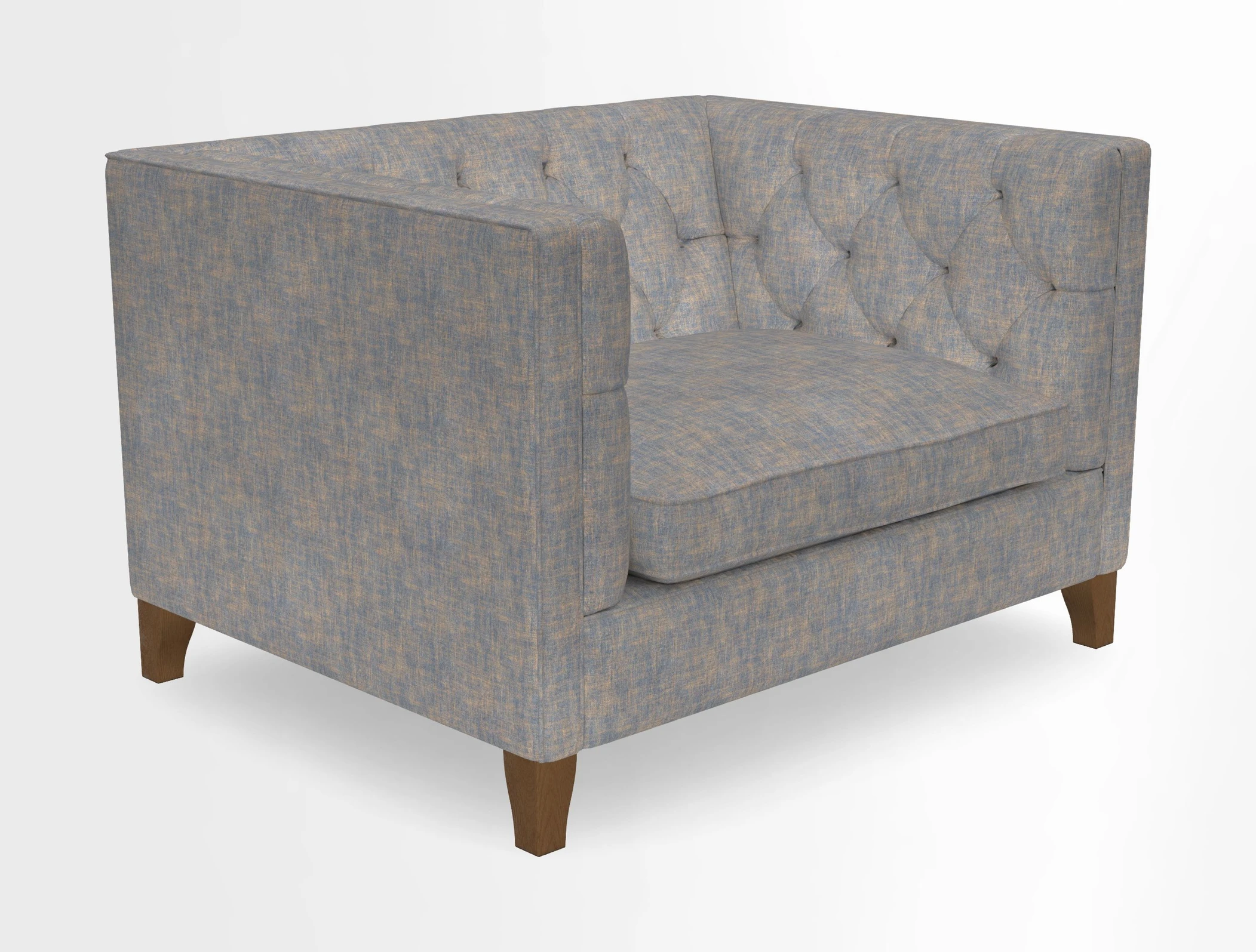 Haresfield Snuggler Dipped Arms in Mohair Lichen Seat Cushion in RHS Gertrude Jekyll Meadow Flower Olive and Scatters in RHS Gertrude Jekyll Folklore Olive