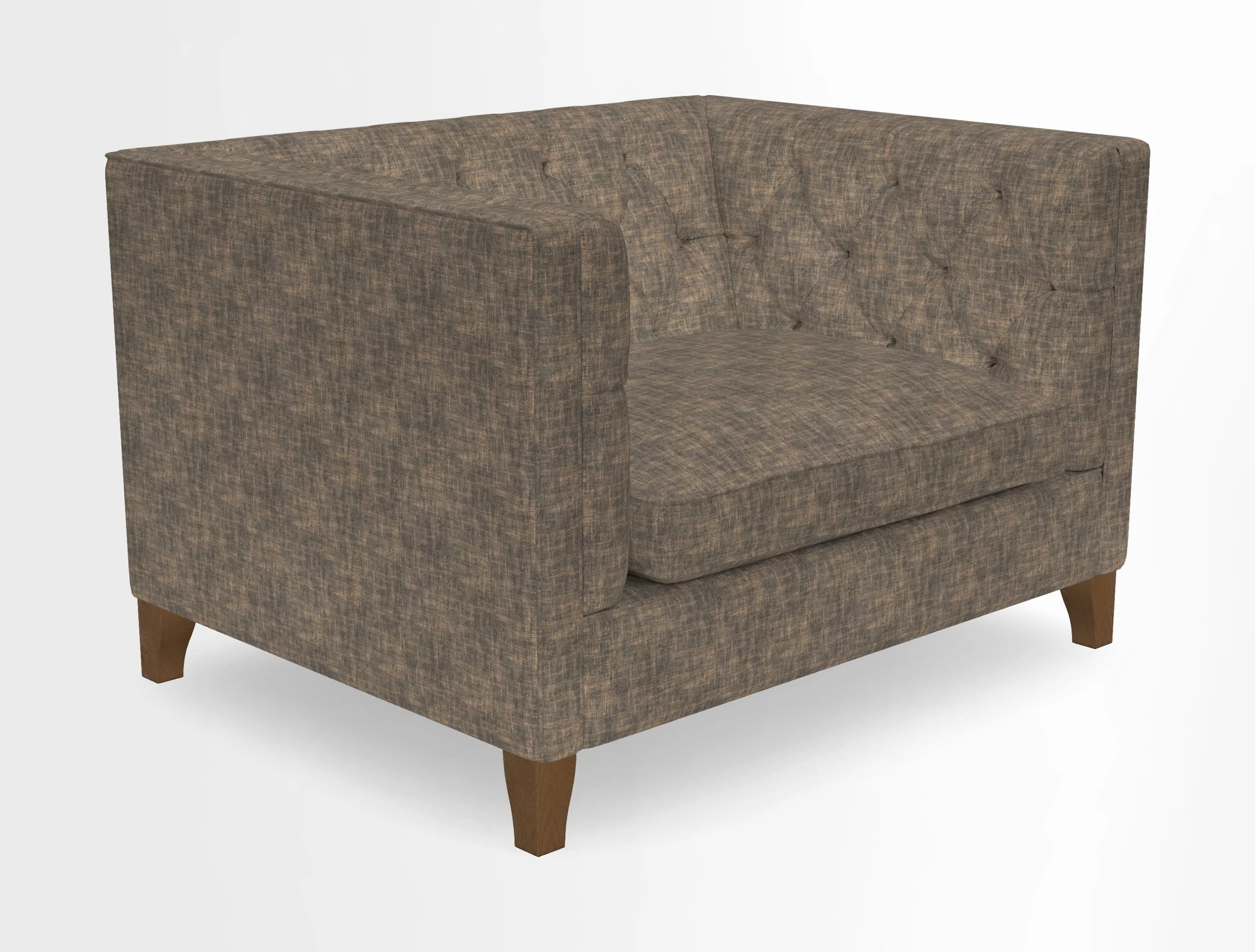 Haresfield Snuggler Dipped Arms in Mohair Lichen Seat Cushion in RHS Gertrude Jekyll Meadow Flower Olive and Scatters in RHS Gertrude Jekyll Folklore Olive