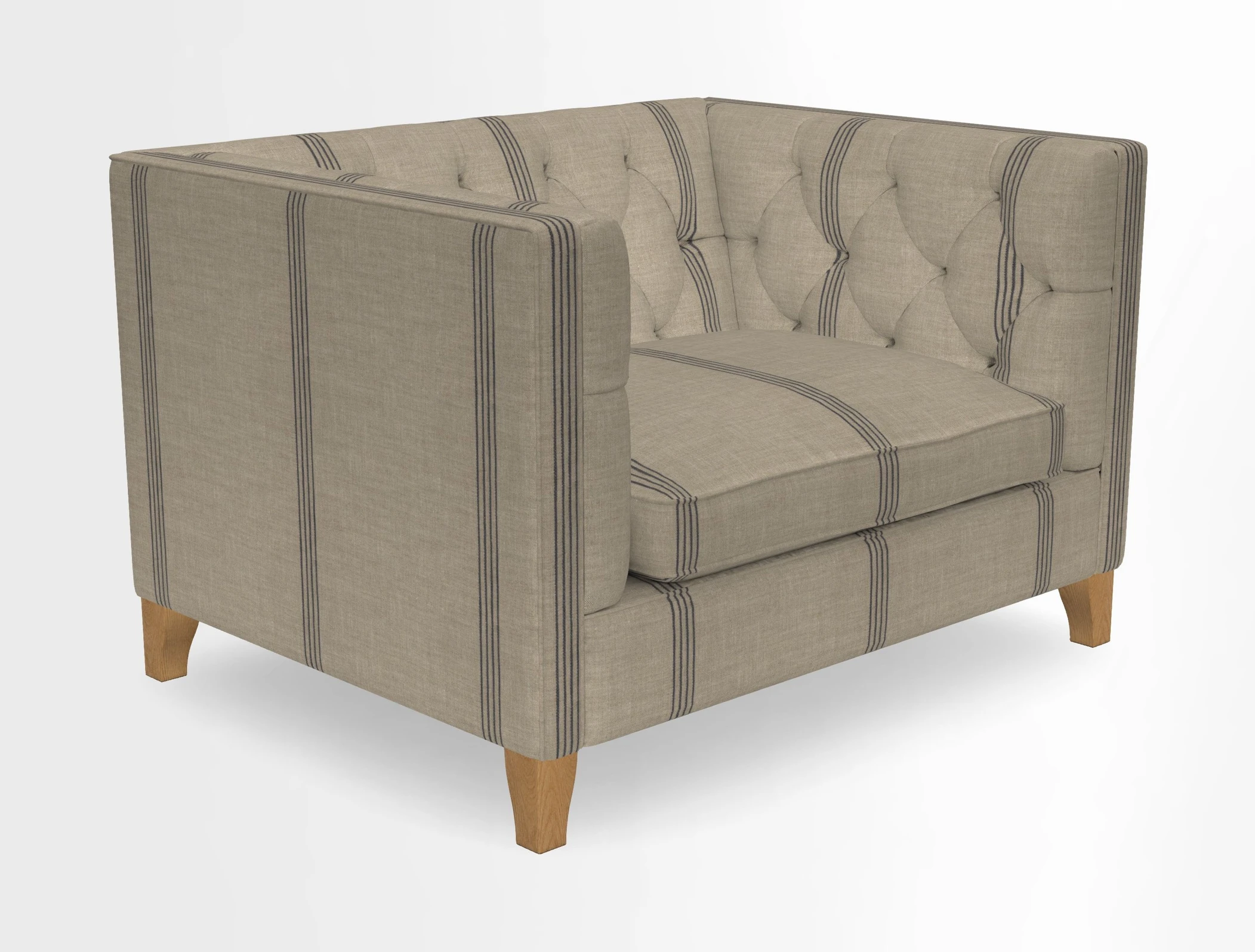 Haresfield Snuggler Dipped Arms in Mohair Lichen Seat Cushion in RHS Gertrude Jekyll Meadow Flower Olive and Scatters in RHS Gertrude Jekyll Folklore Olive