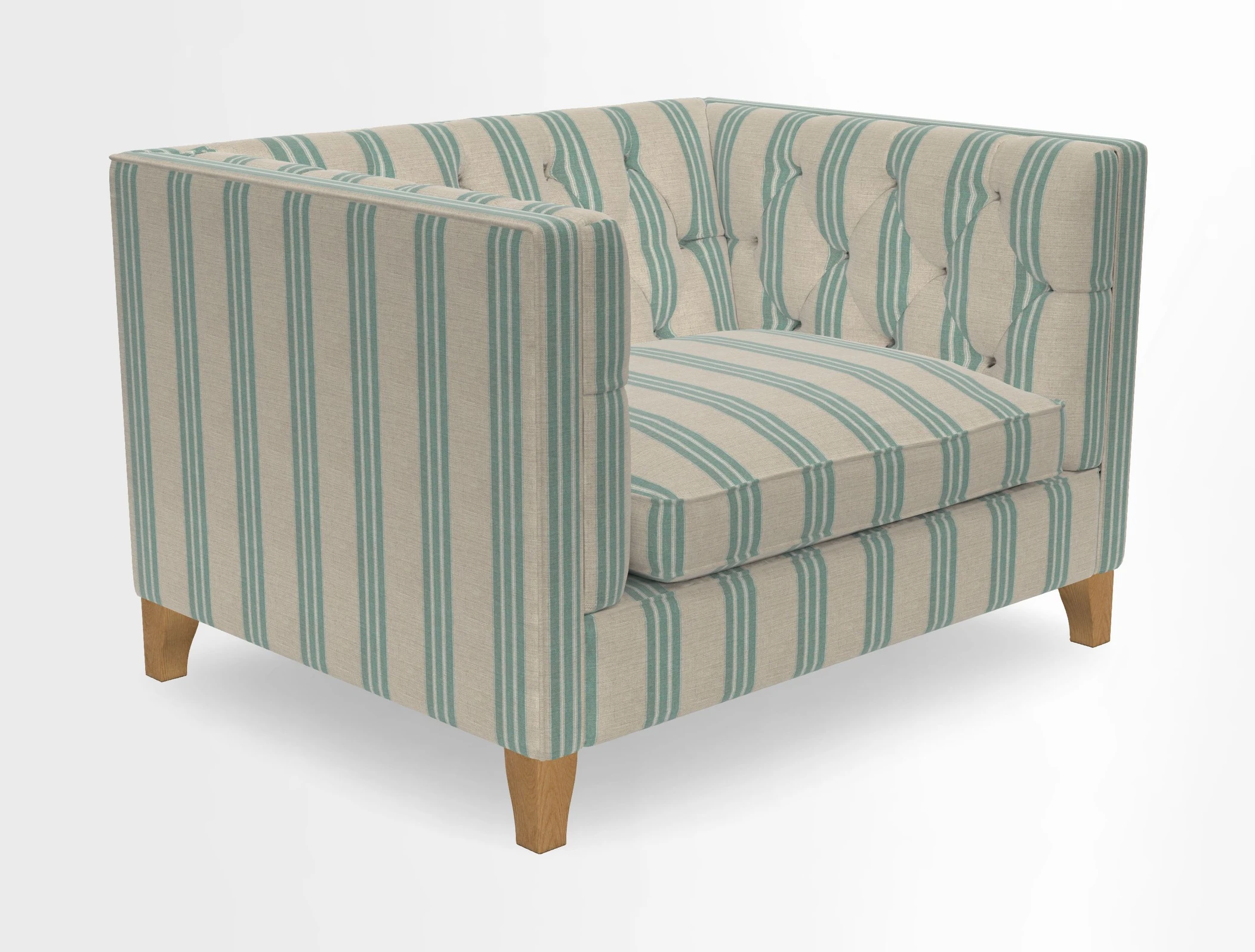 Haresfield Snuggler Dipped Arms in Mohair Lichen Seat Cushion in RHS Gertrude Jekyll Meadow Flower Olive and Scatters in RHS Gertrude Jekyll Folklore Olive