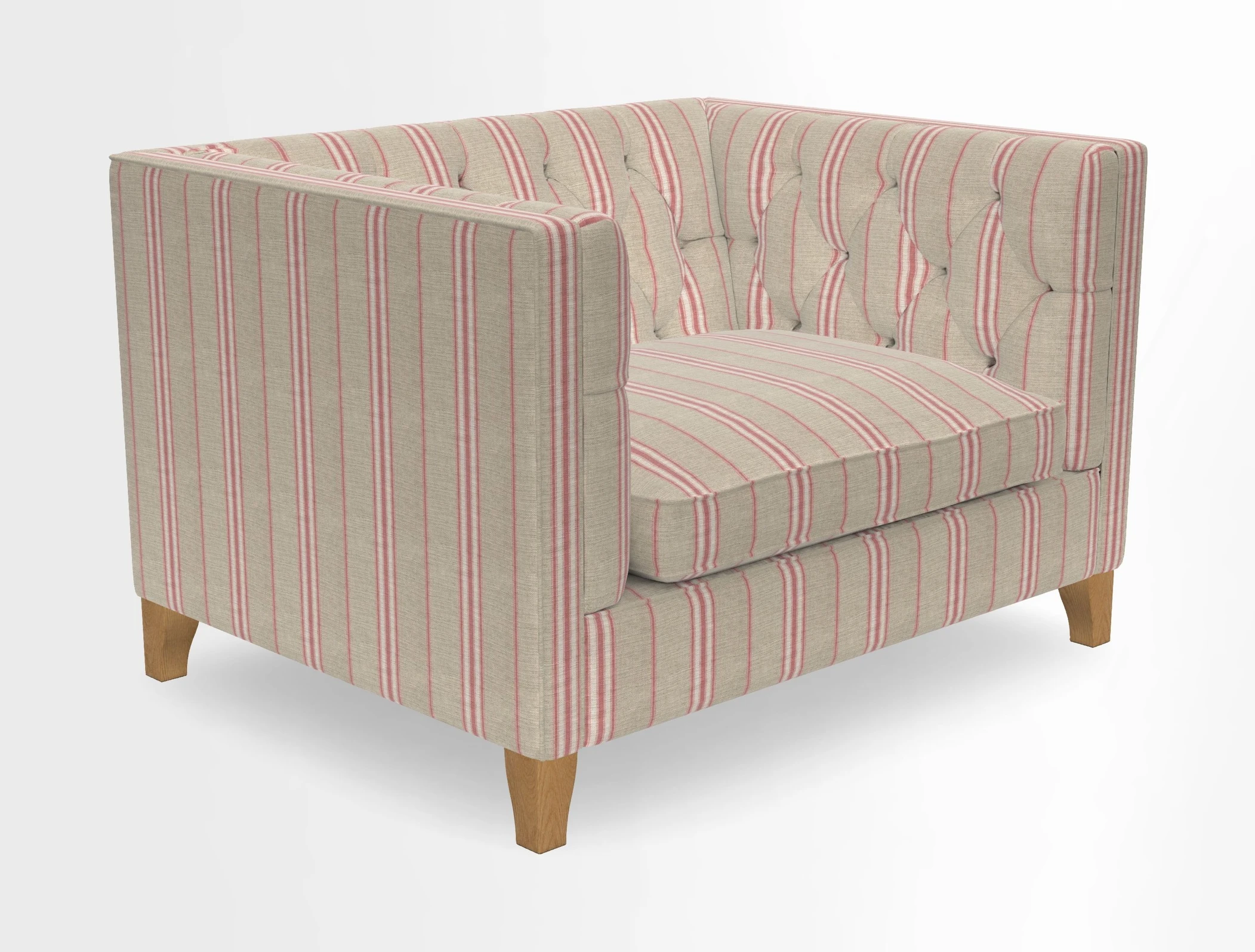 Haresfield Snuggler Dipped Arms in Mohair Lichen Seat Cushion in RHS Gertrude Jekyll Meadow Flower Olive and Scatters in RHS Gertrude Jekyll Folklore Olive